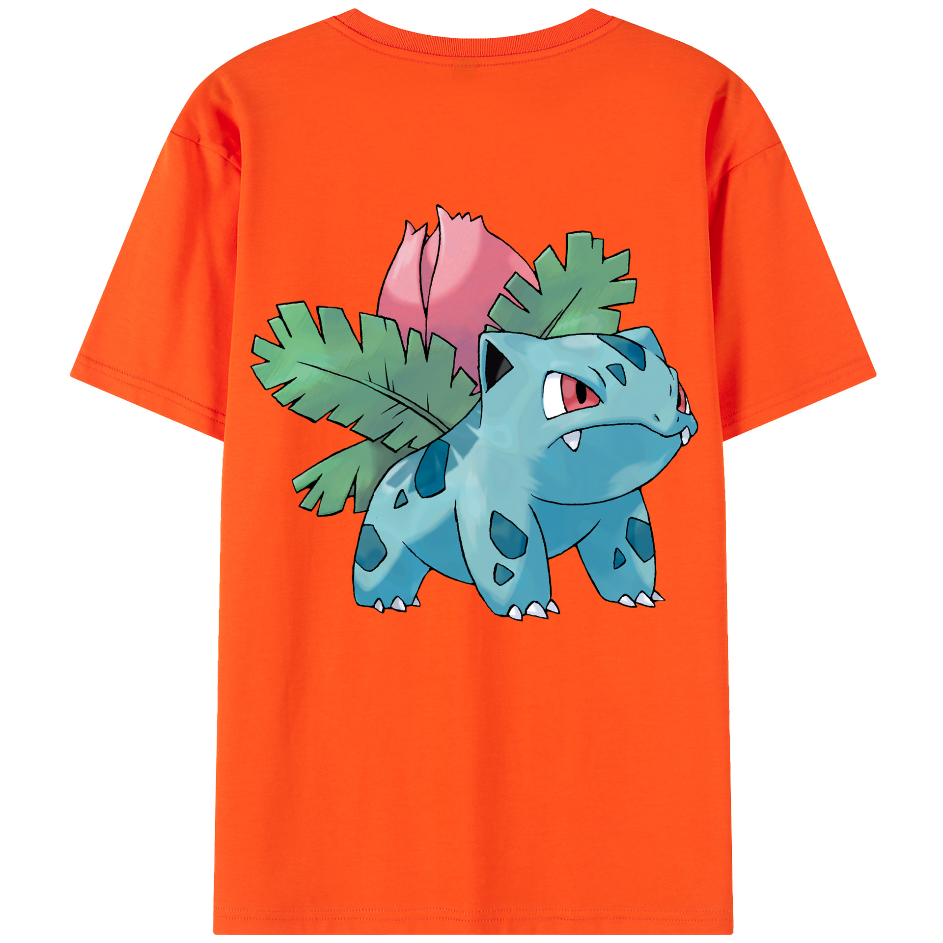 （画像用） ポケットモンスター Pokémon 綿100％半袖Tシャツ（背面プリント）