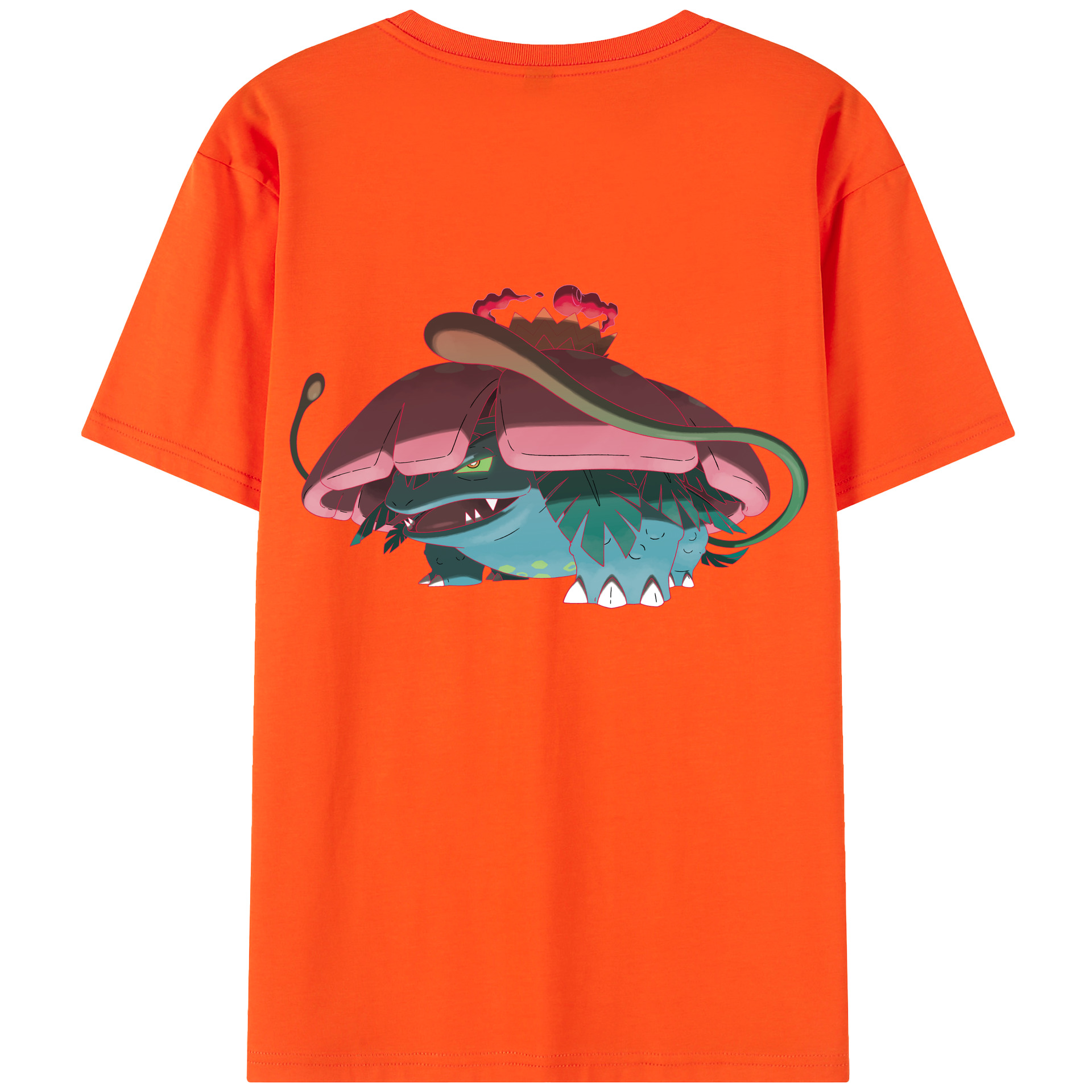 （画像用） ポケットモンスター Pokémon 綿100％半袖Tシャツ（背面プリント）