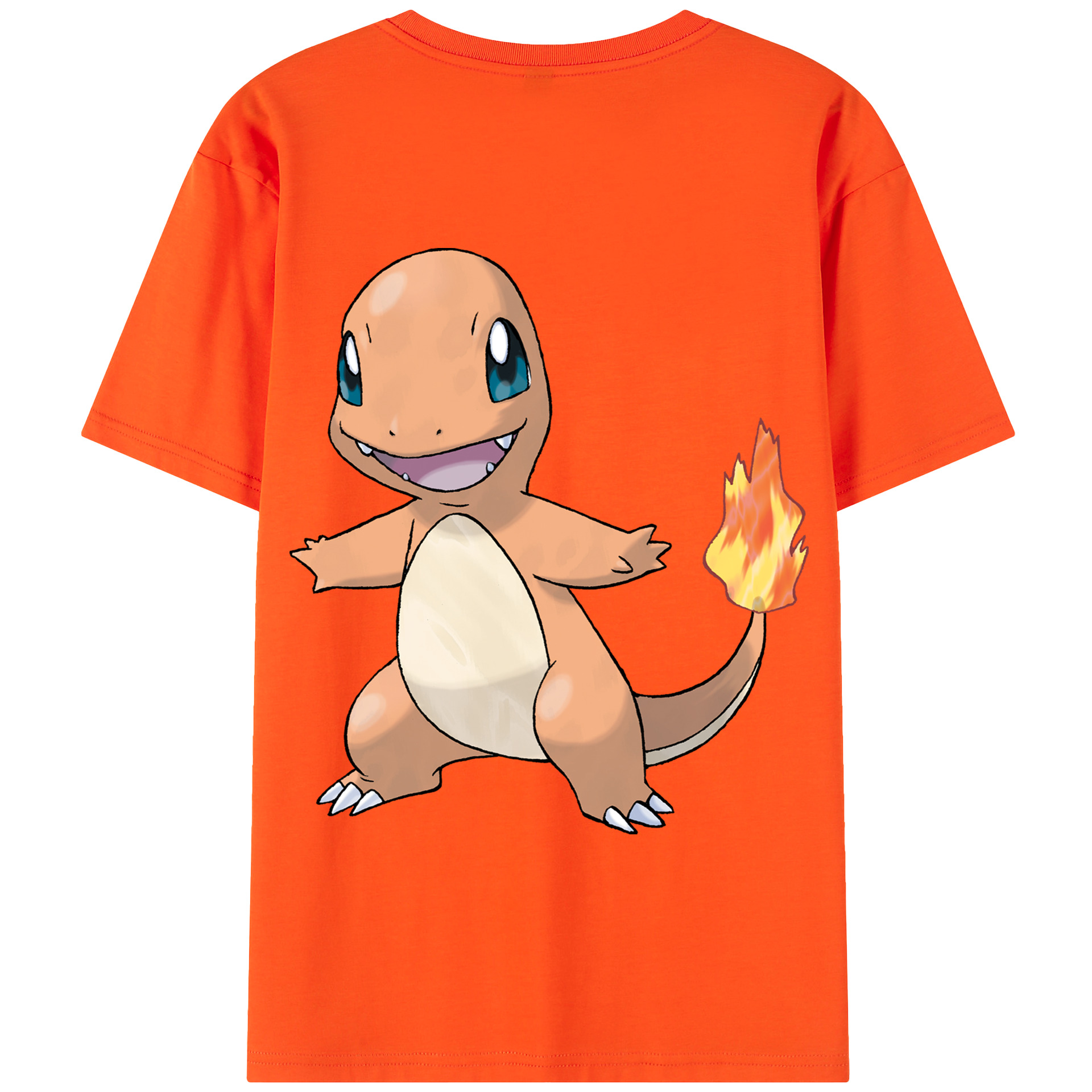 （画像用） ポケットモンスター Pokémon 綿100％半袖Tシャツ（背面プリント）