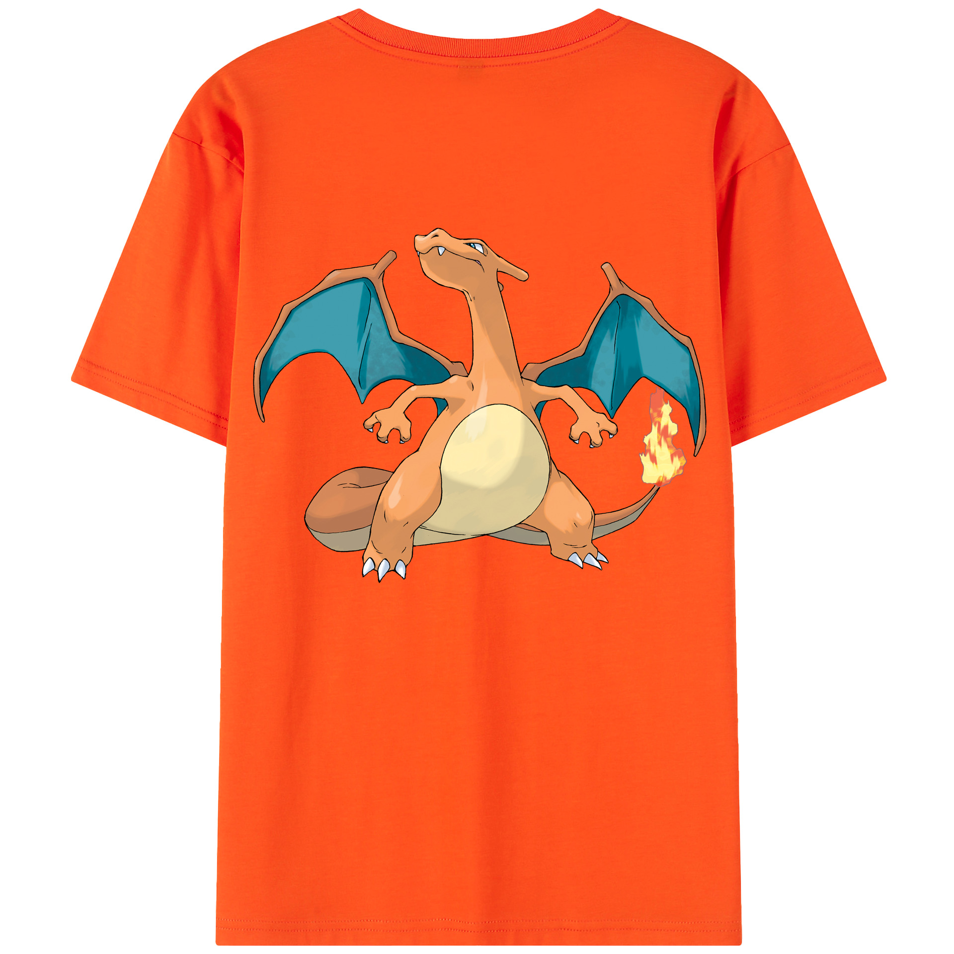 （画像用） ポケットモンスター Pokémon 綿100％半袖Tシャツ（背面プリント）