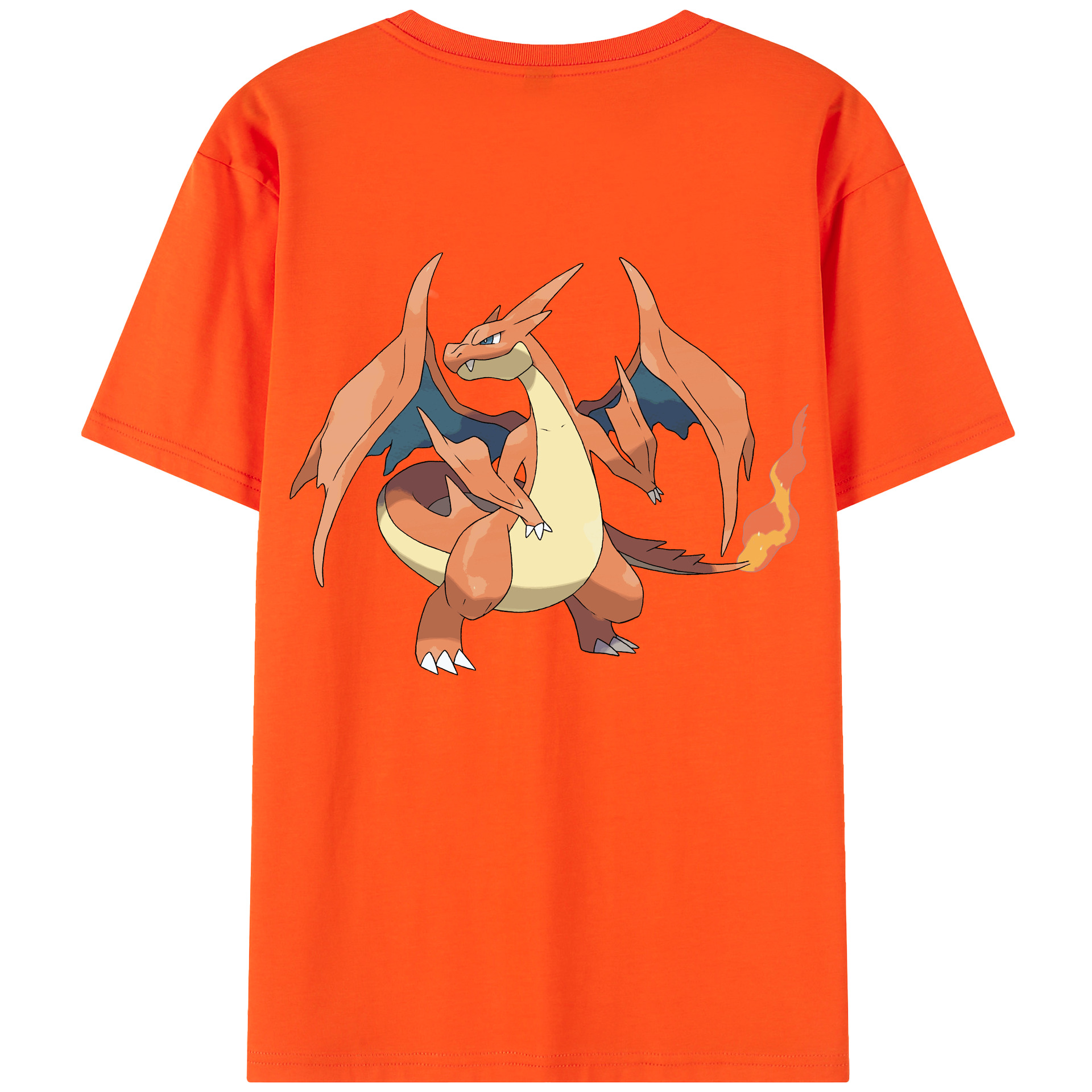 （画像用） ポケットモンスター Pokémon 綿100％半袖Tシャツ（背面プリント）