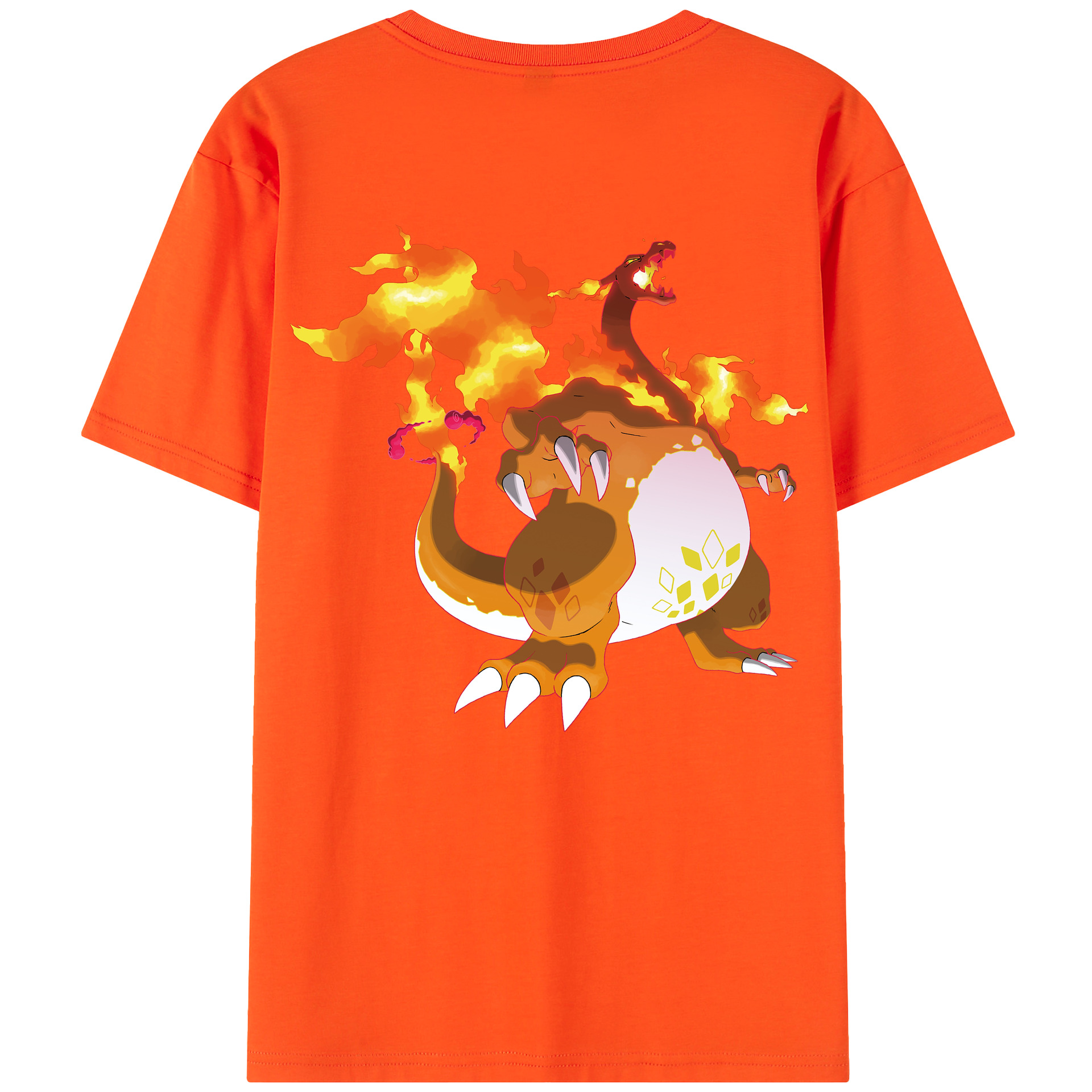 （画像用） ポケットモンスター Pokémon 綿100％半袖Tシャツ（背面プリント）