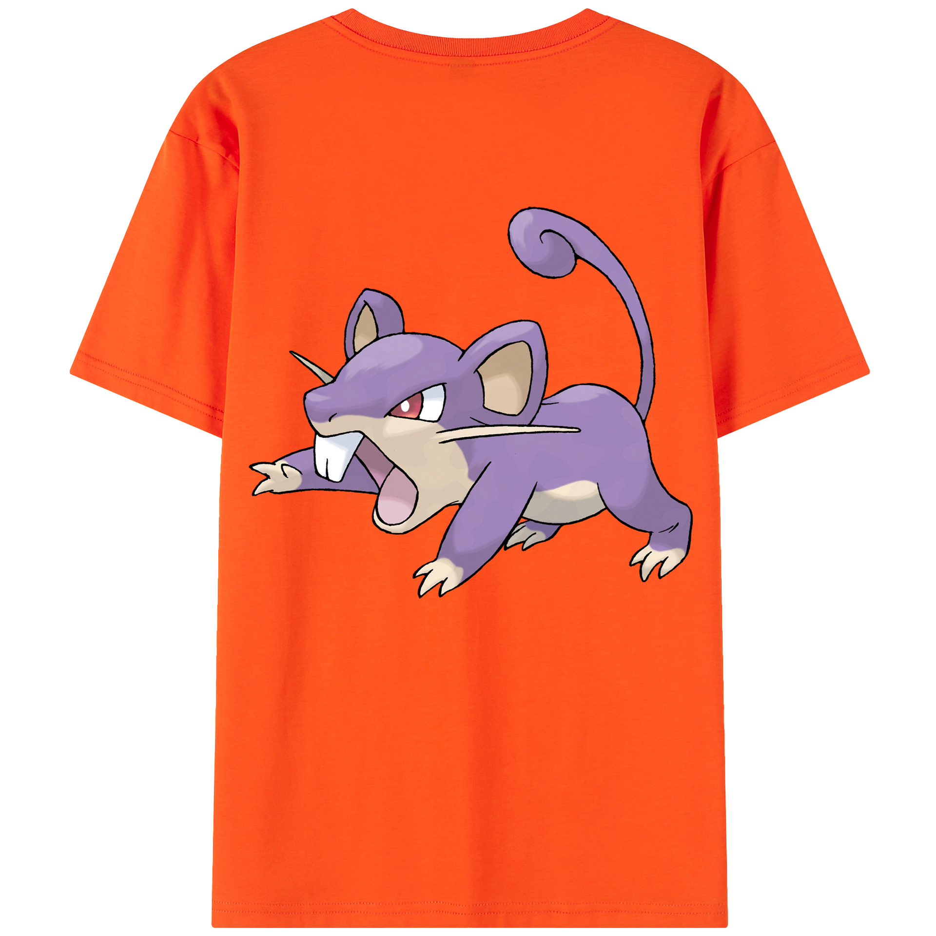 （画像用） ポケットモンスター Pokémon 綿100％半袖Tシャツ（背面プリント）