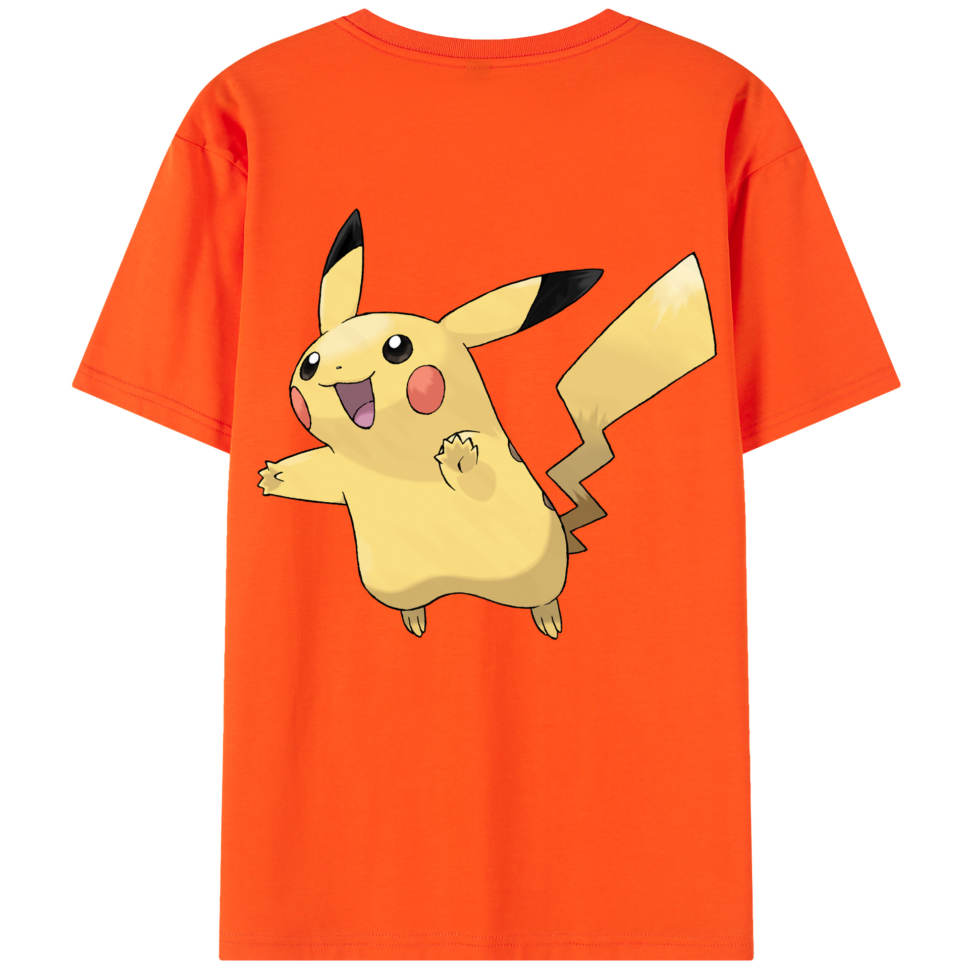 （画像用） ポケットモンスター Pokémon 綿100％半袖Tシャツ（背面プリント）