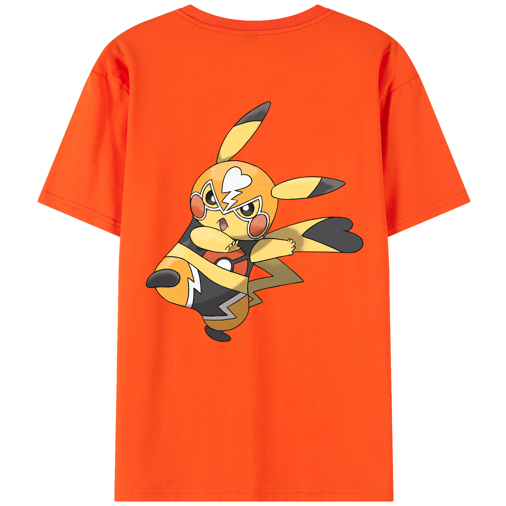 （画像用） ポケットモンスター Pokémon 綿100％半袖Tシャツ（背面プリント）