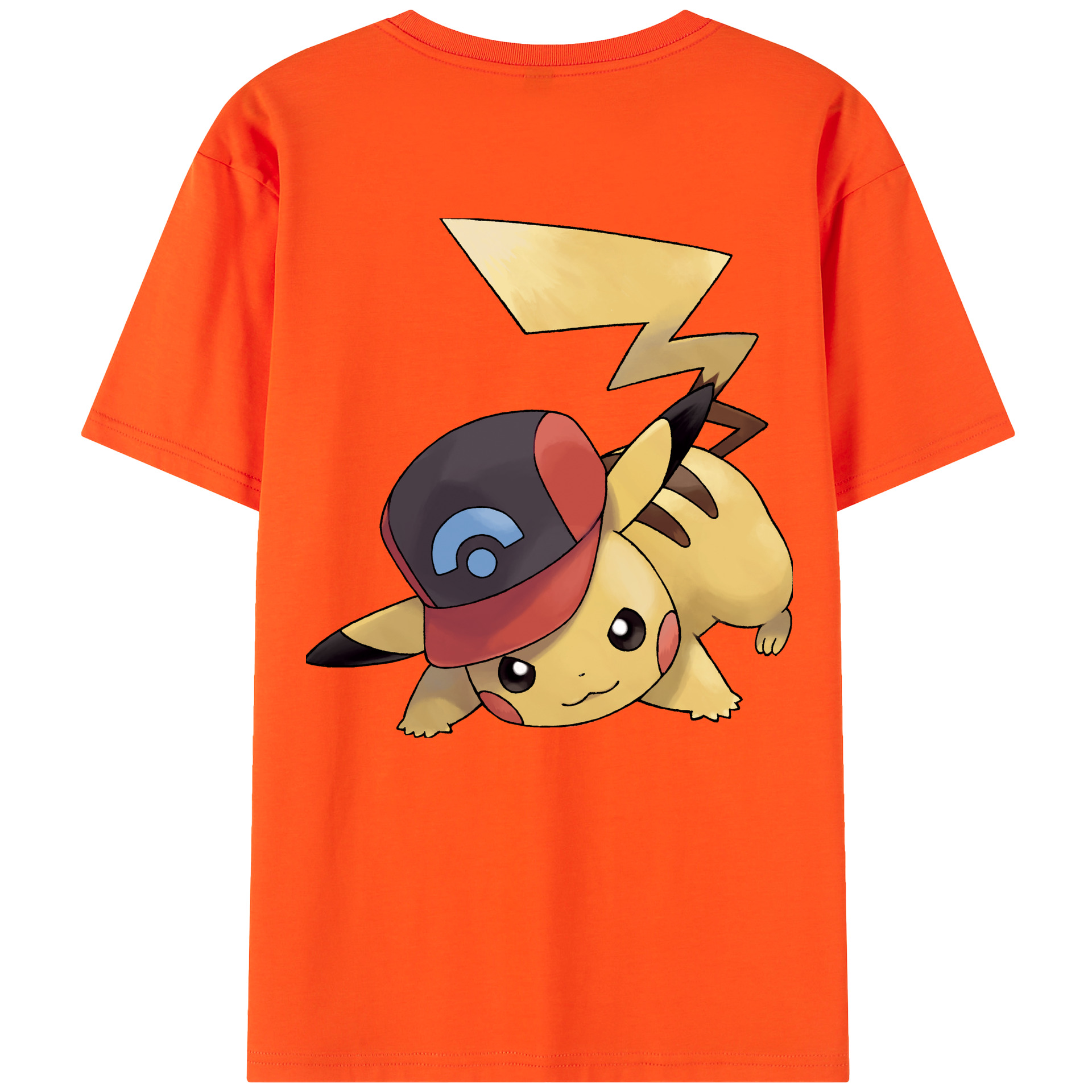 （画像用） ポケットモンスター Pokémon 綿100％半袖Tシャツ（背面プリント）