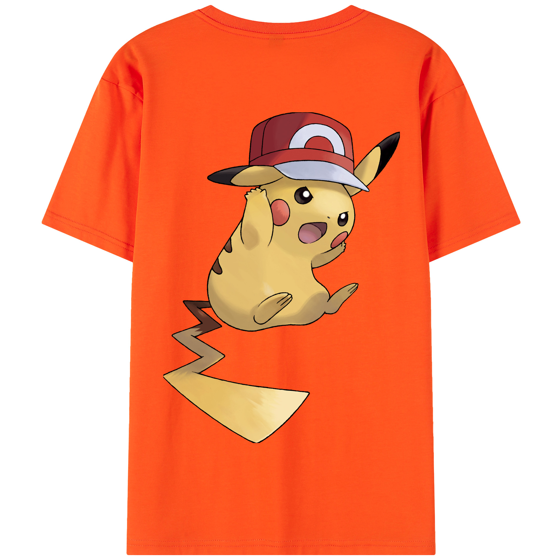 （画像用） ポケットモンスター Pokémon 綿100％半袖Tシャツ（背面プリント）