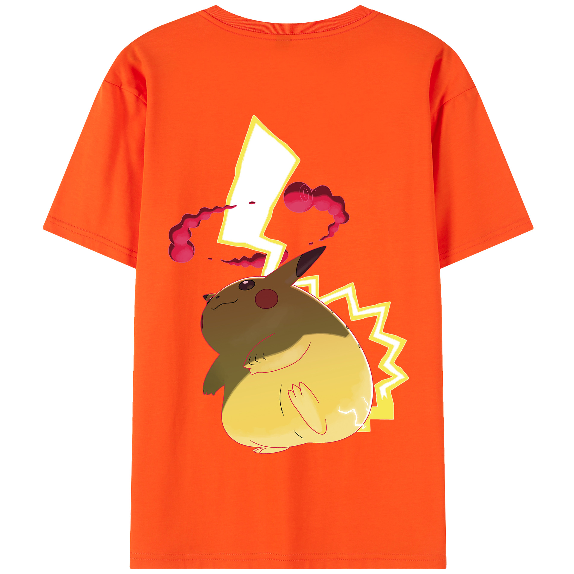 （画像用） ポケットモンスター Pokémon 綿100％半袖Tシャツ（背面プリント）