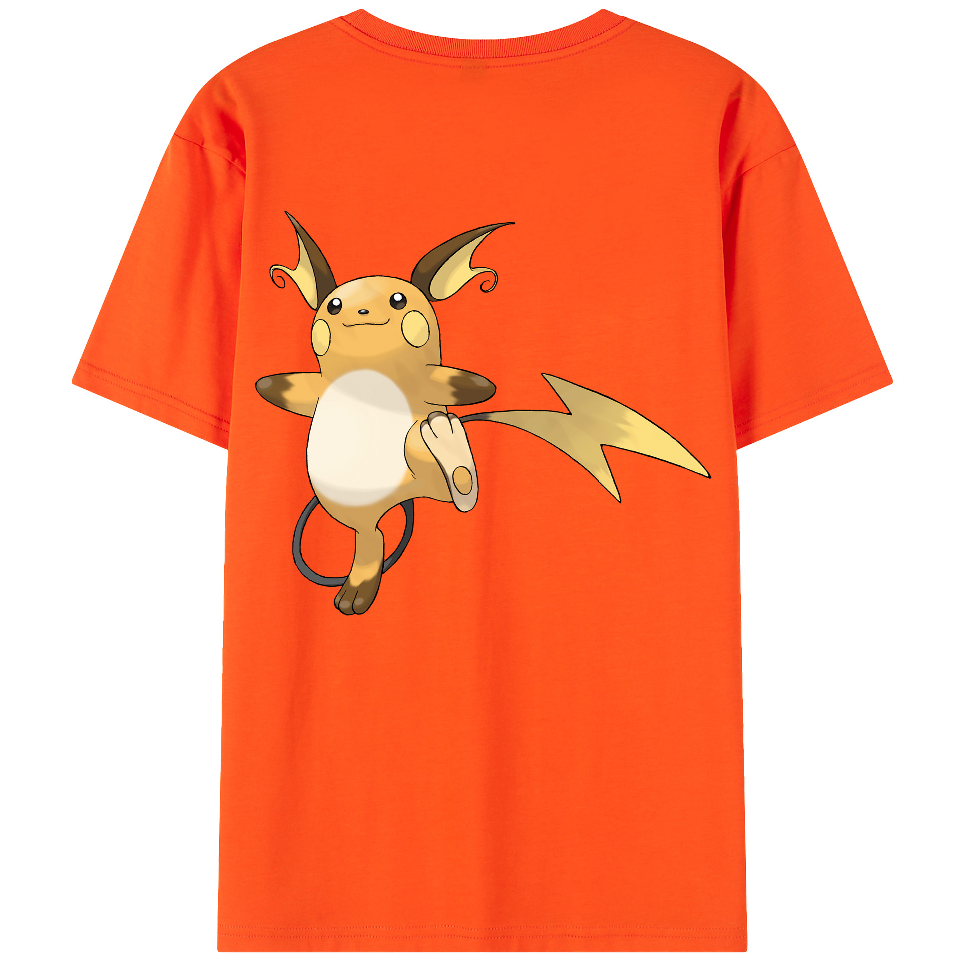 （画像用） ポケットモンスター Pokémon 綿100％半袖Tシャツ（背面プリント）