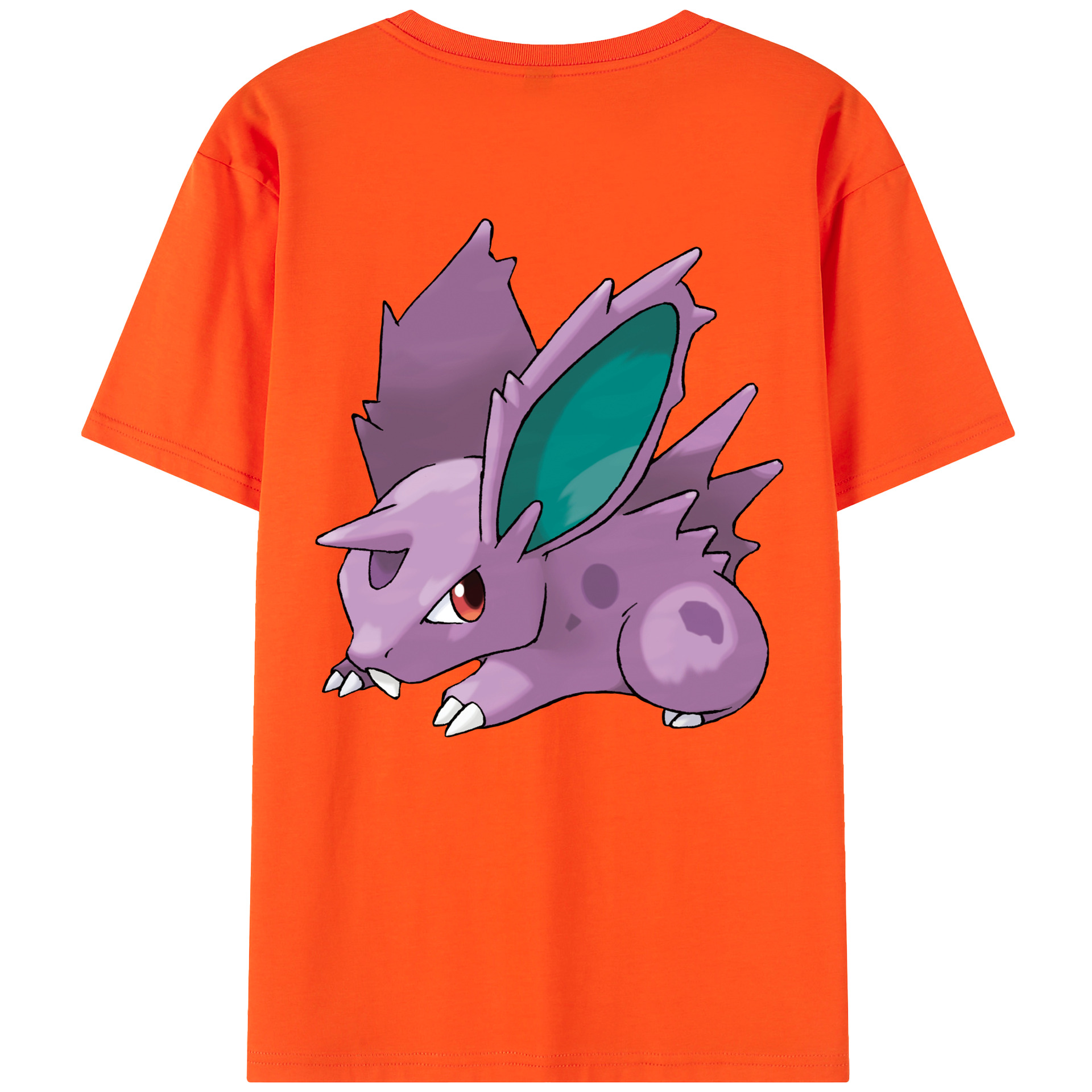 （画像用） ポケットモンスター Pokémon 綿100％半袖Tシャツ（背面プリント）
