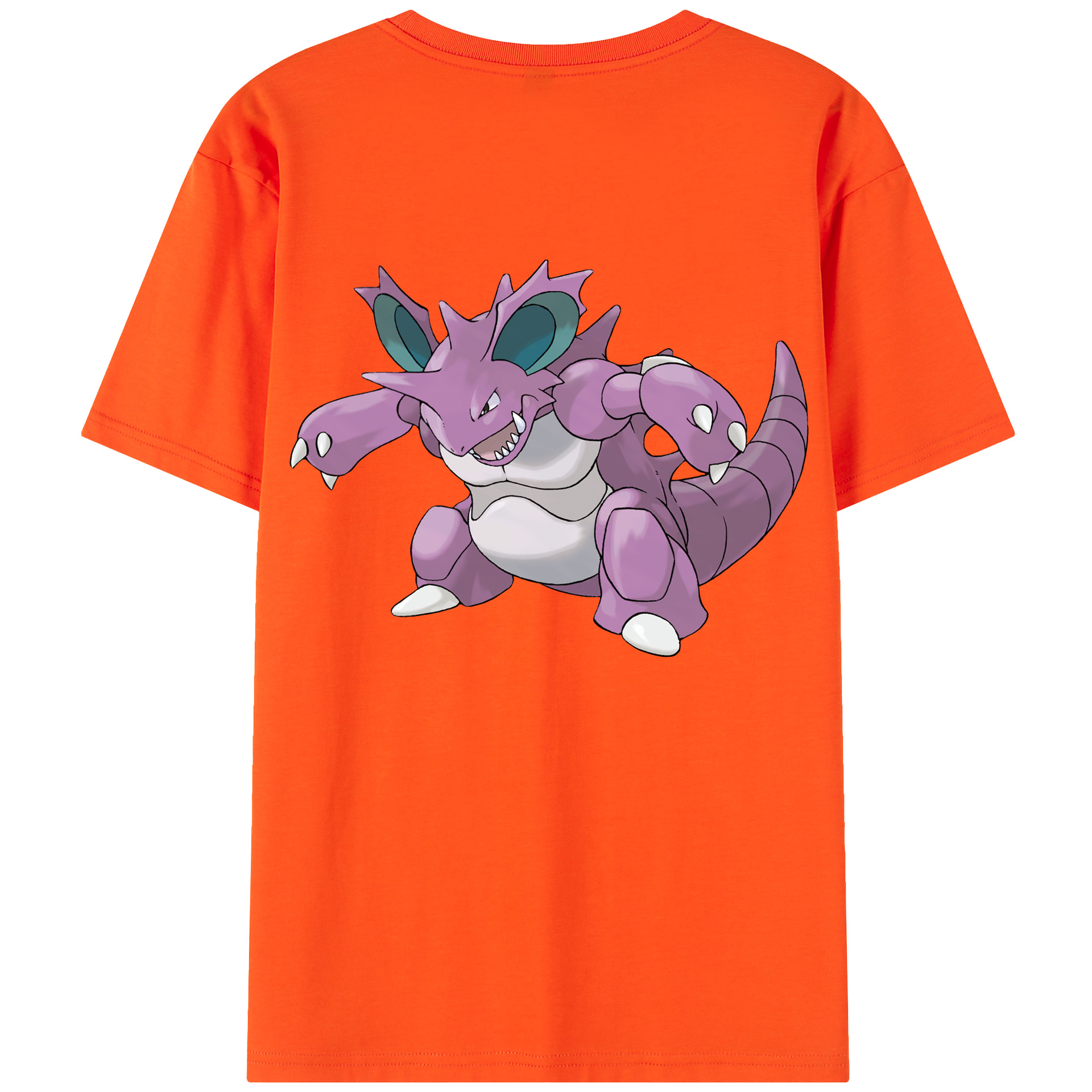 （画像用） ポケットモンスター Pokémon 綿100％半袖Tシャツ（背面プリント）