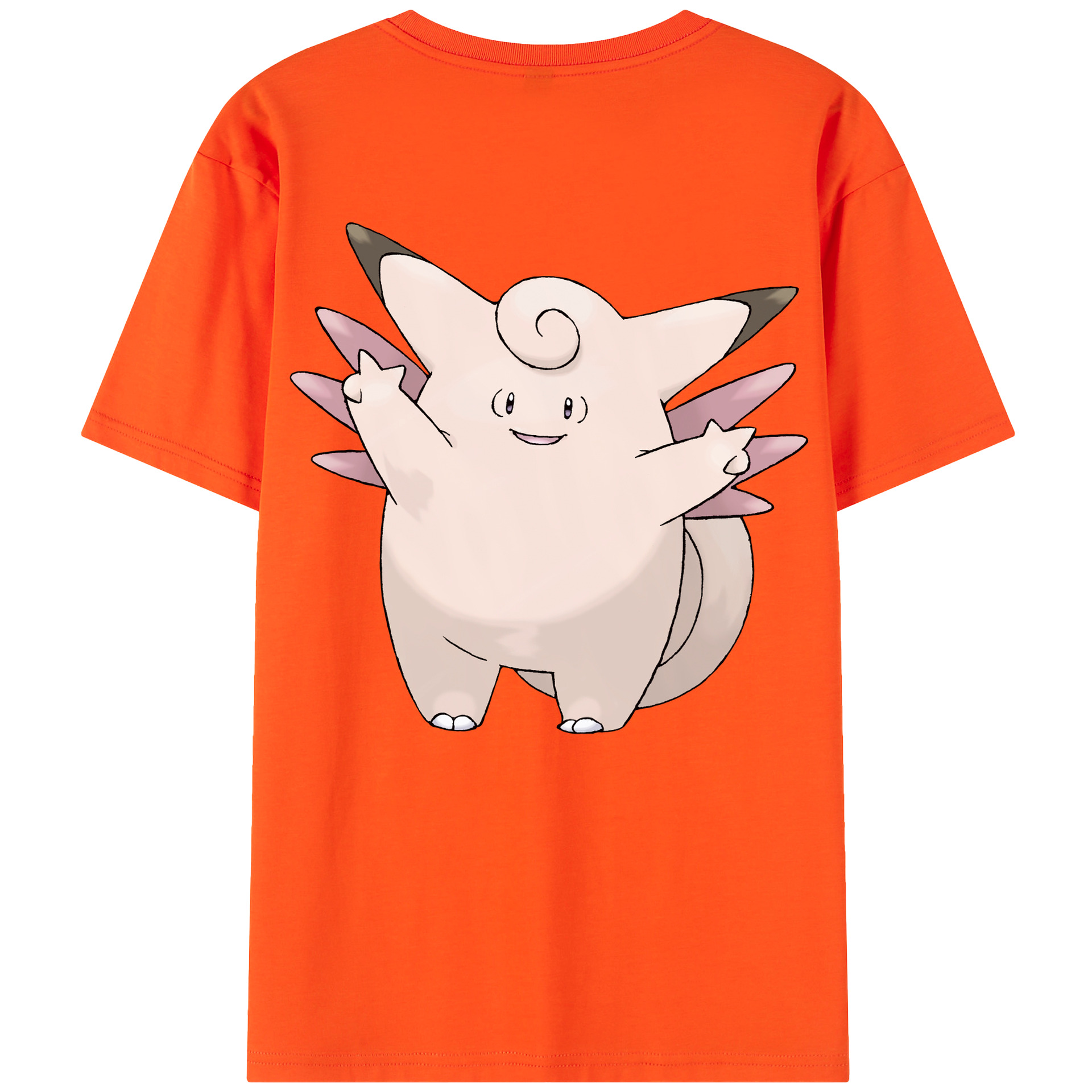 （画像用） ポケットモンスター Pokémon 綿100％半袖Tシャツ（背面プリント）