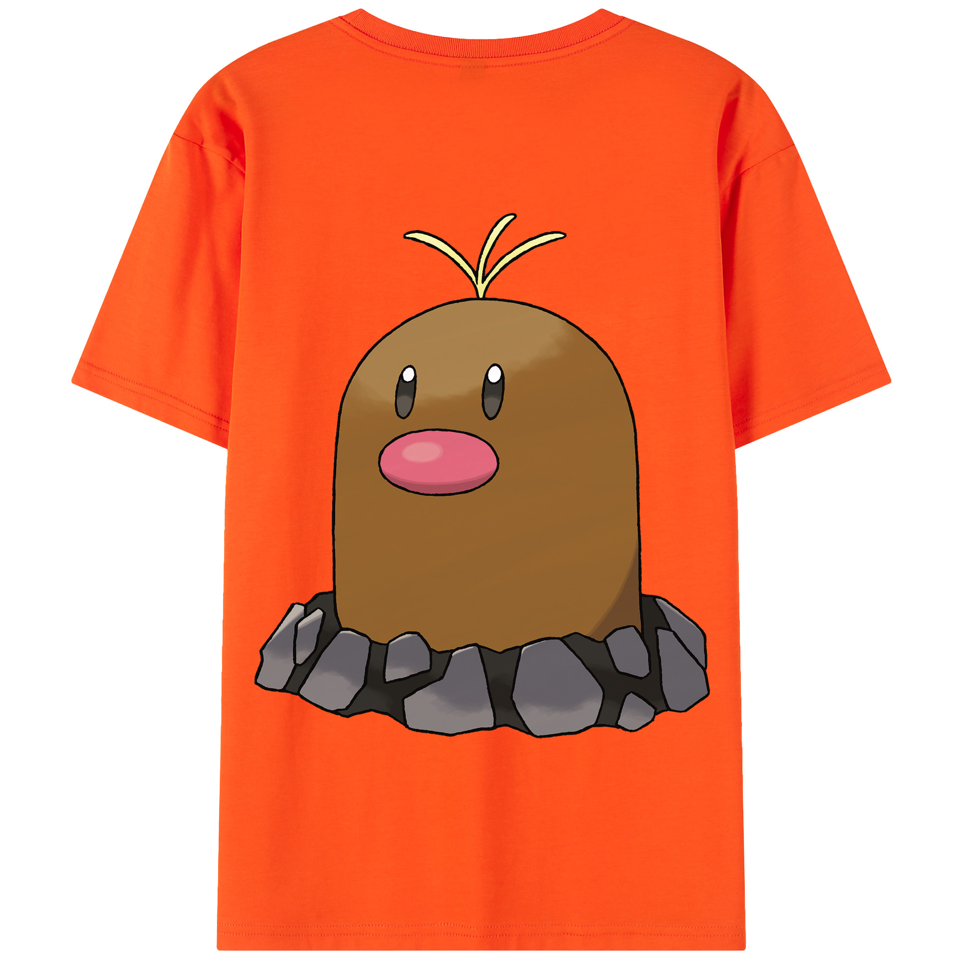（画像用） ポケットモンスター Pokémon 綿100％半袖Tシャツ（背面プリント）