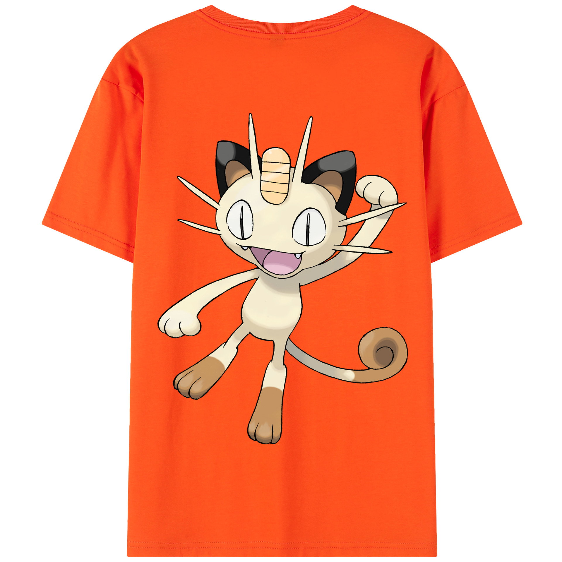 （画像用） ポケットモンスター Pokémon 綿100％半袖Tシャツ（背面プリント）