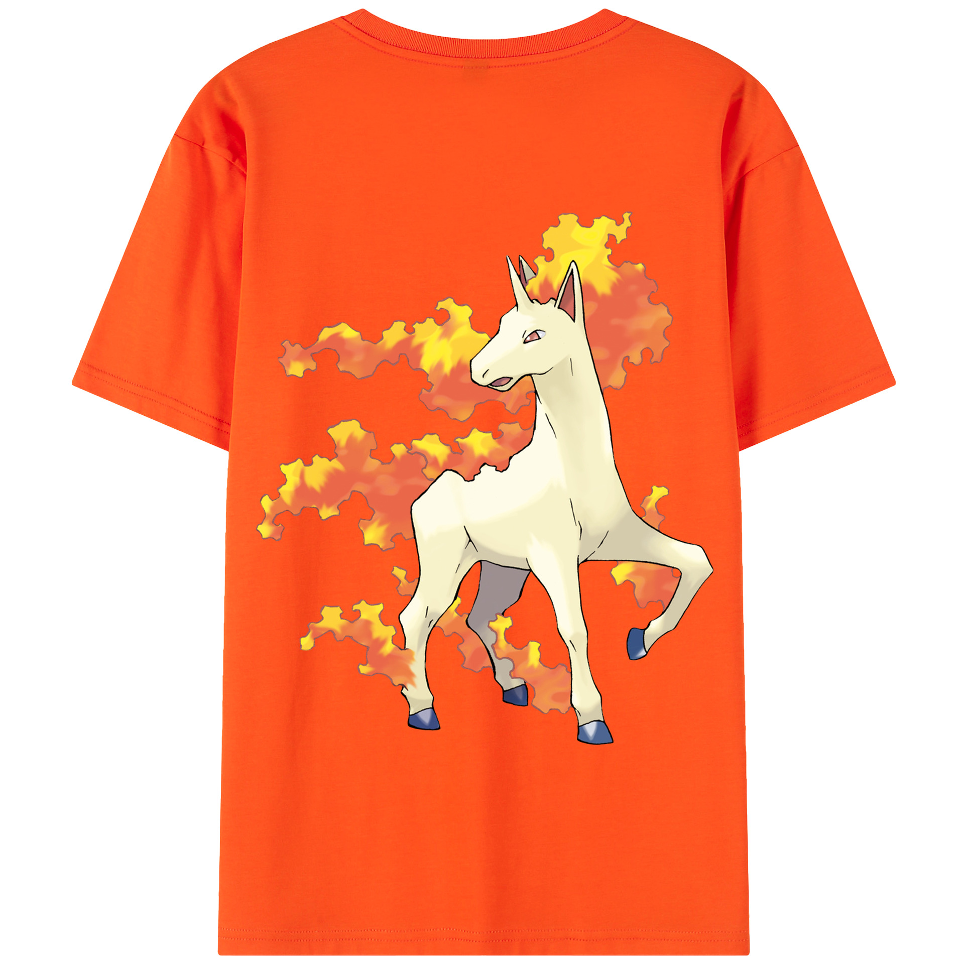 （画像用） ポケットモンスター Pokémon 綿100％半袖Tシャツ（背面プリント）