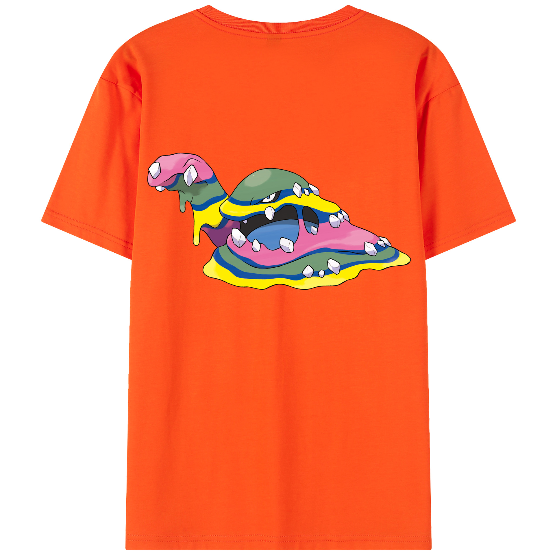 （画像用） ポケットモンスター Pokémon 綿100％半袖Tシャツ（背面プリント）