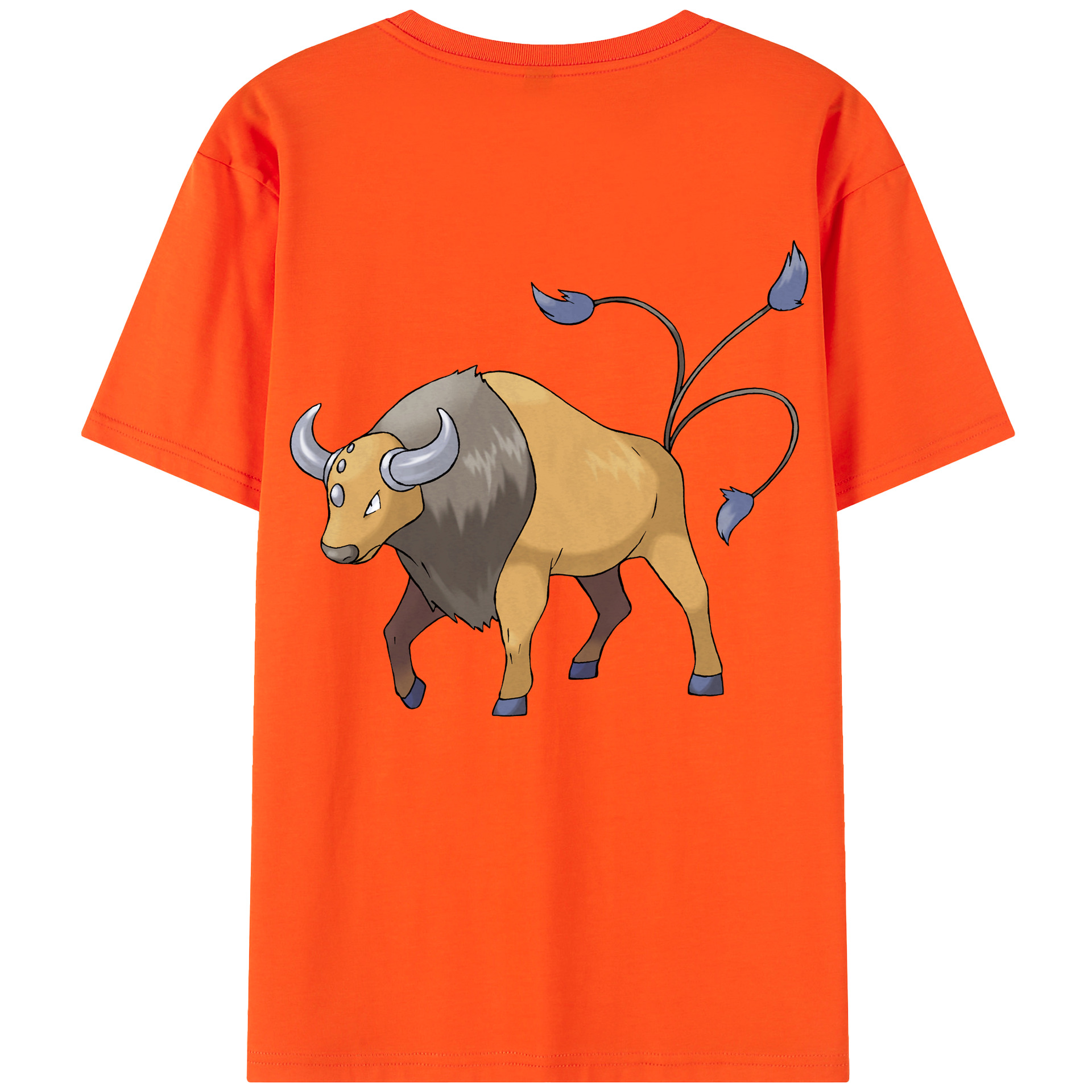 （画像用） ポケットモンスター Pokémon 綿100％半袖Tシャツ（背面プリント）
