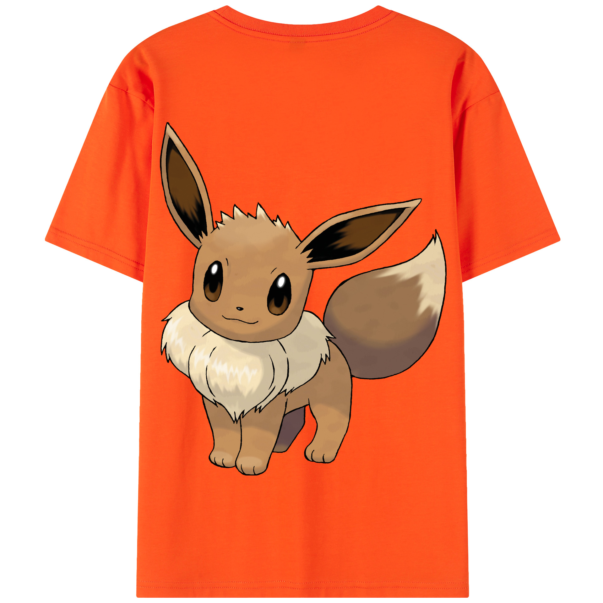 （画像用） ポケットモンスター Pokémon 綿100％半袖Tシャツ（背面プリント）