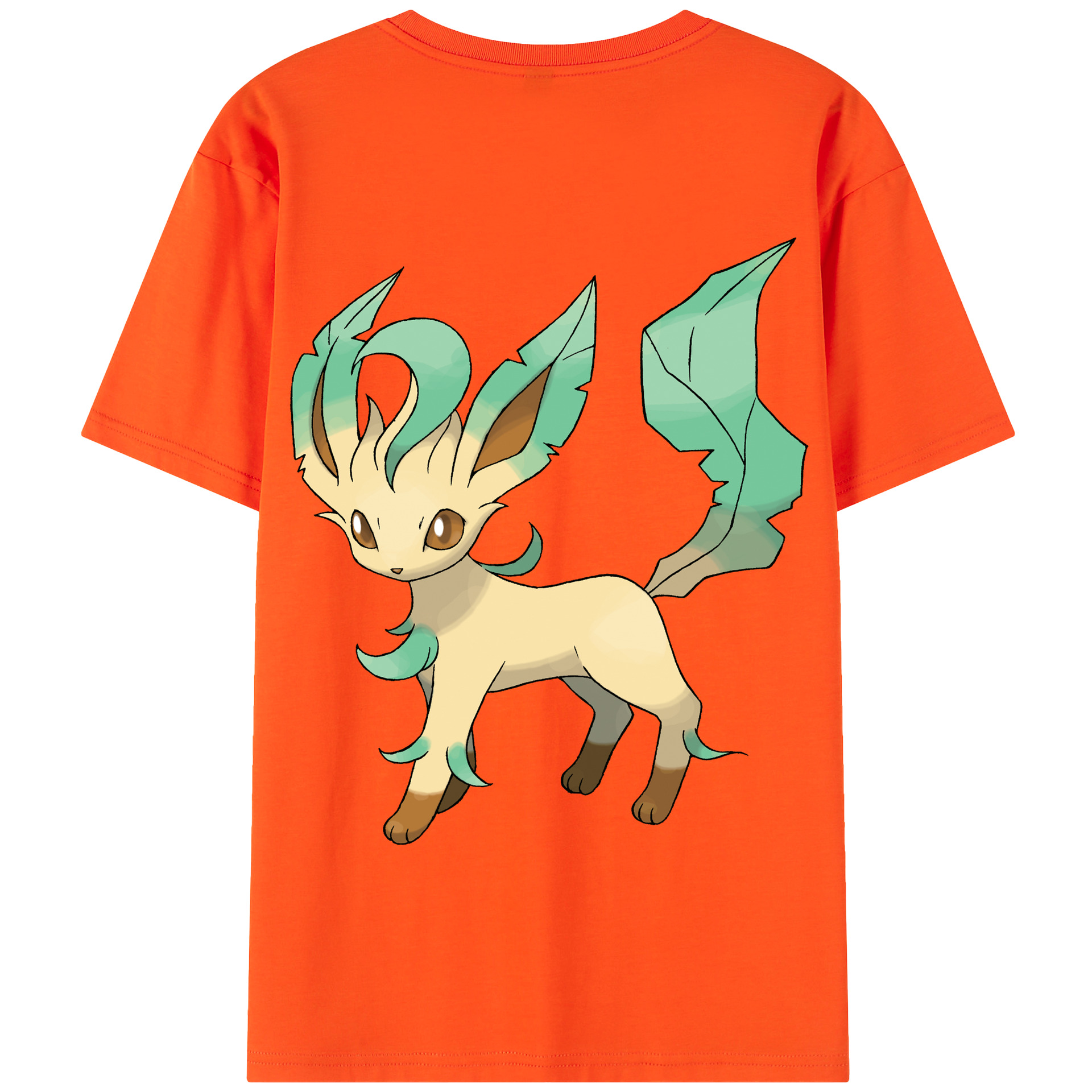 （画像用） ポケットモンスター Pokémon 綿100％半袖Tシャツ（背面プリント）