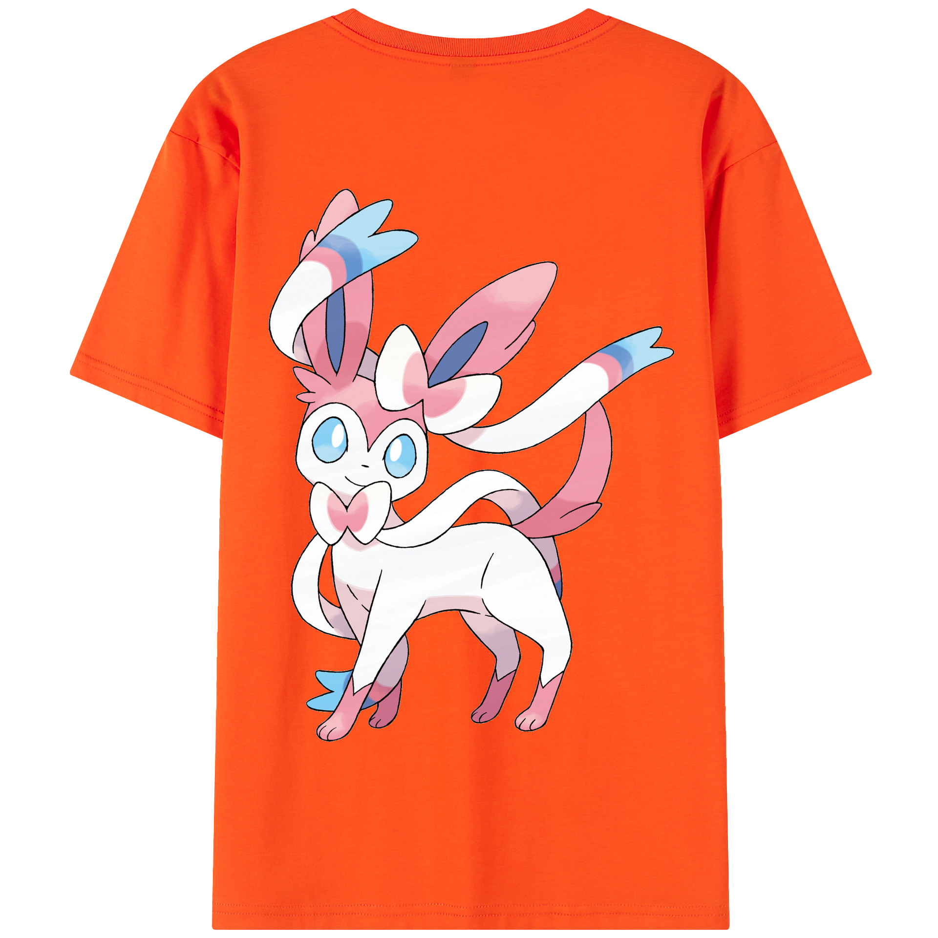 （画像用） ポケットモンスター Pokémon 綿100％半袖Tシャツ（背面プリント）