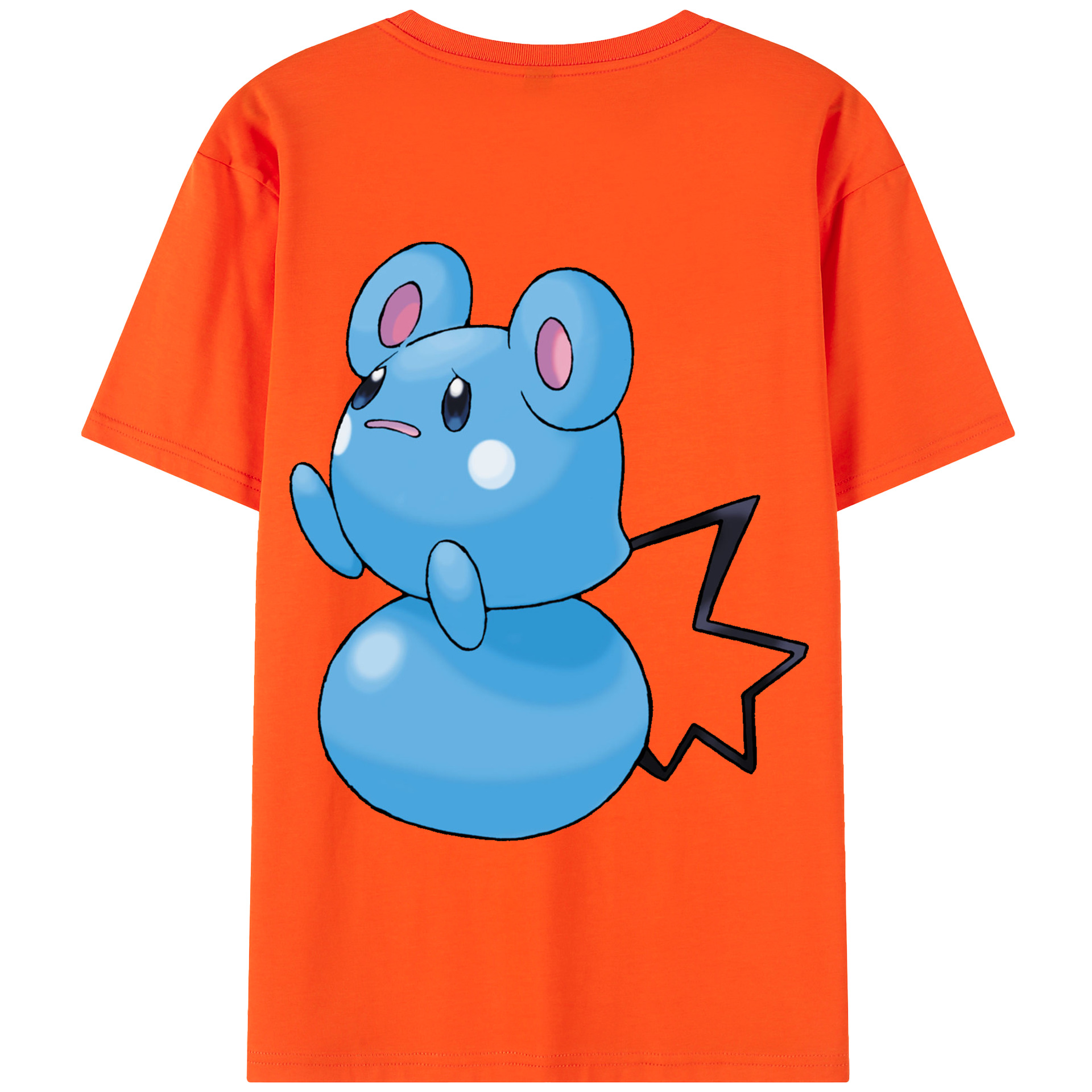 （画像用） ポケットモンスター Pokémon 綿100％半袖Tシャツ（背面プリント）