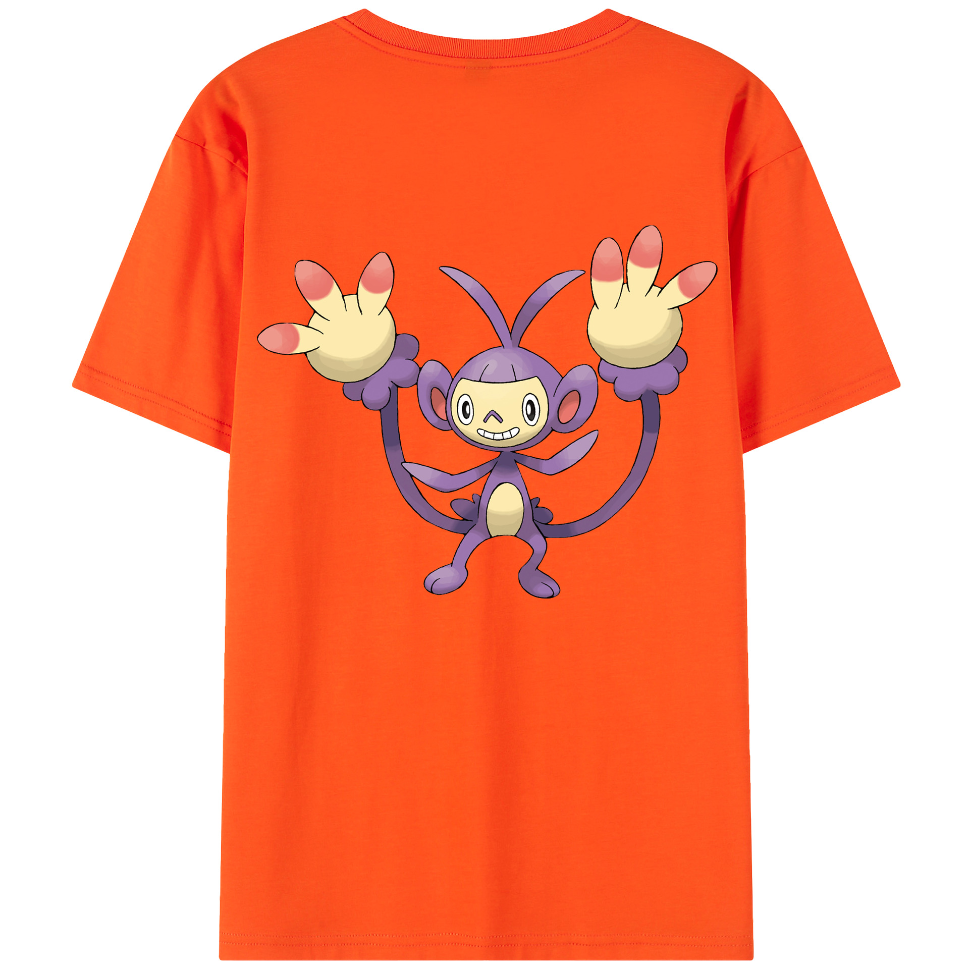 （画像用） ポケットモンスター Pokémon 綿100％半袖Tシャツ（背面プリント）