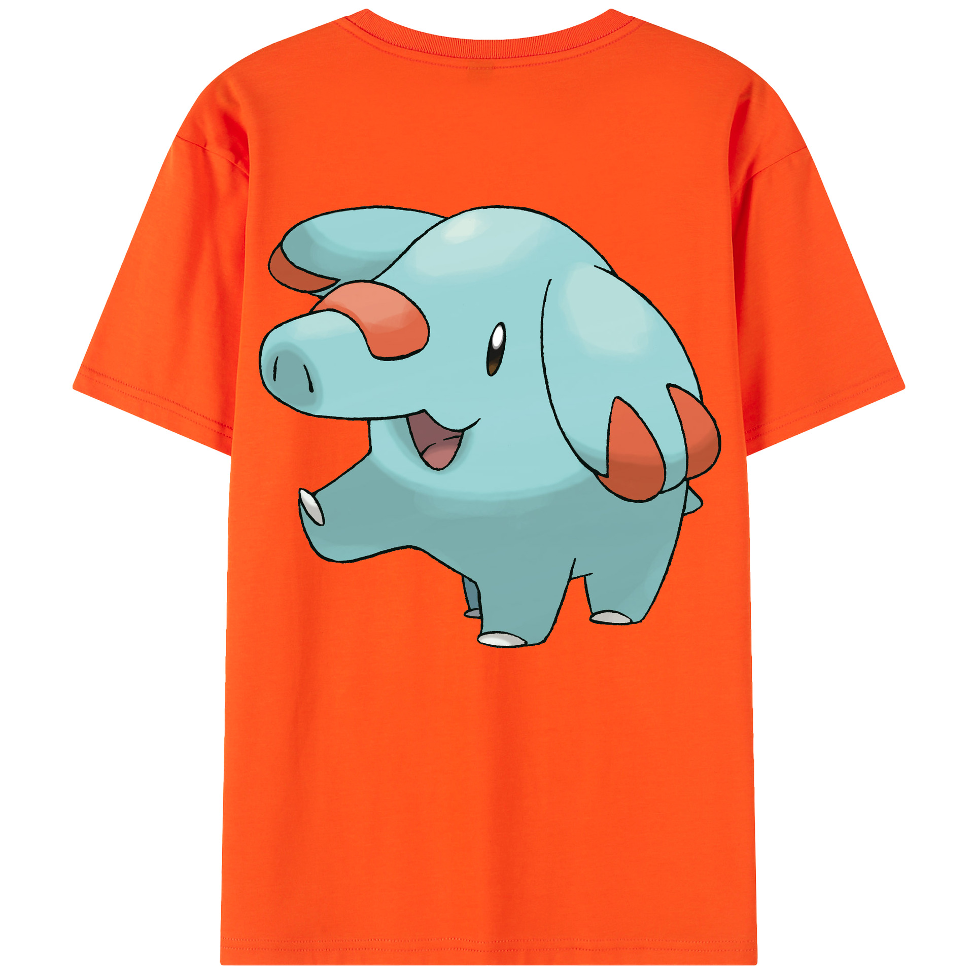 （画像用） ポケットモンスター Pokémon 綿100％半袖Tシャツ（背面プリント）