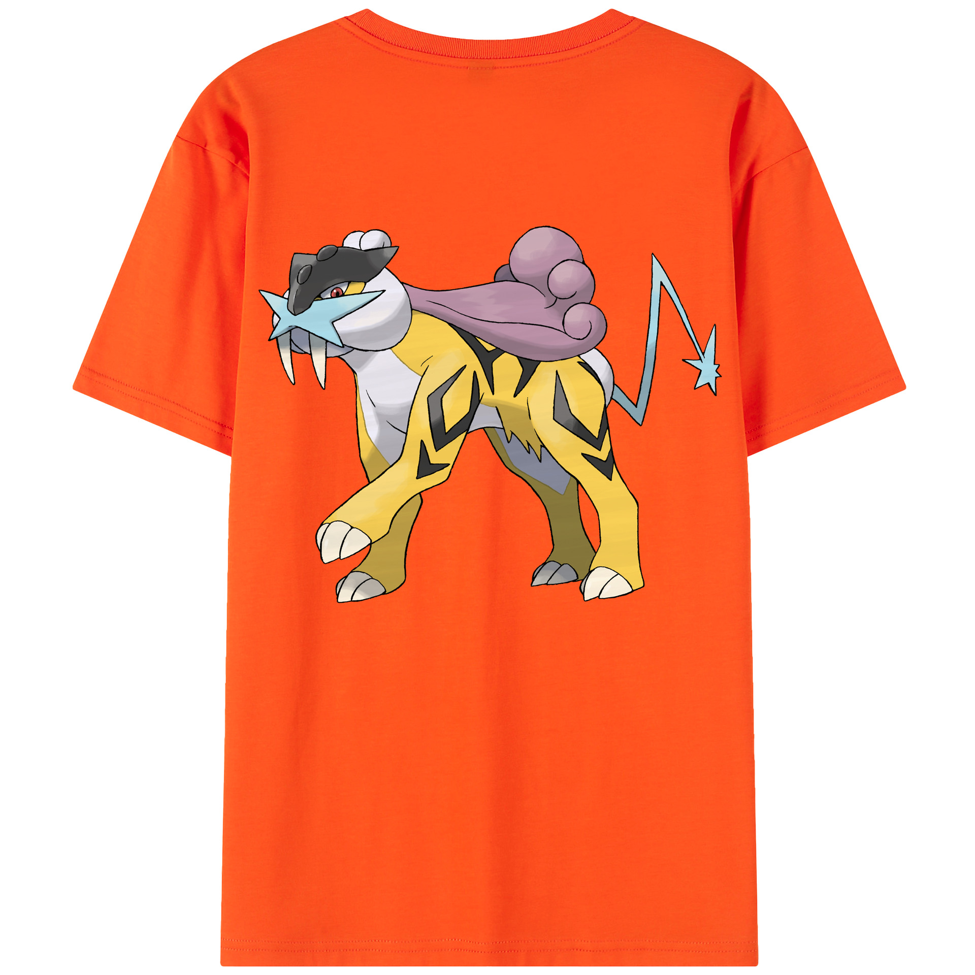 （画像用） ポケットモンスター Pokémon 綿100％半袖Tシャツ（背面プリント）