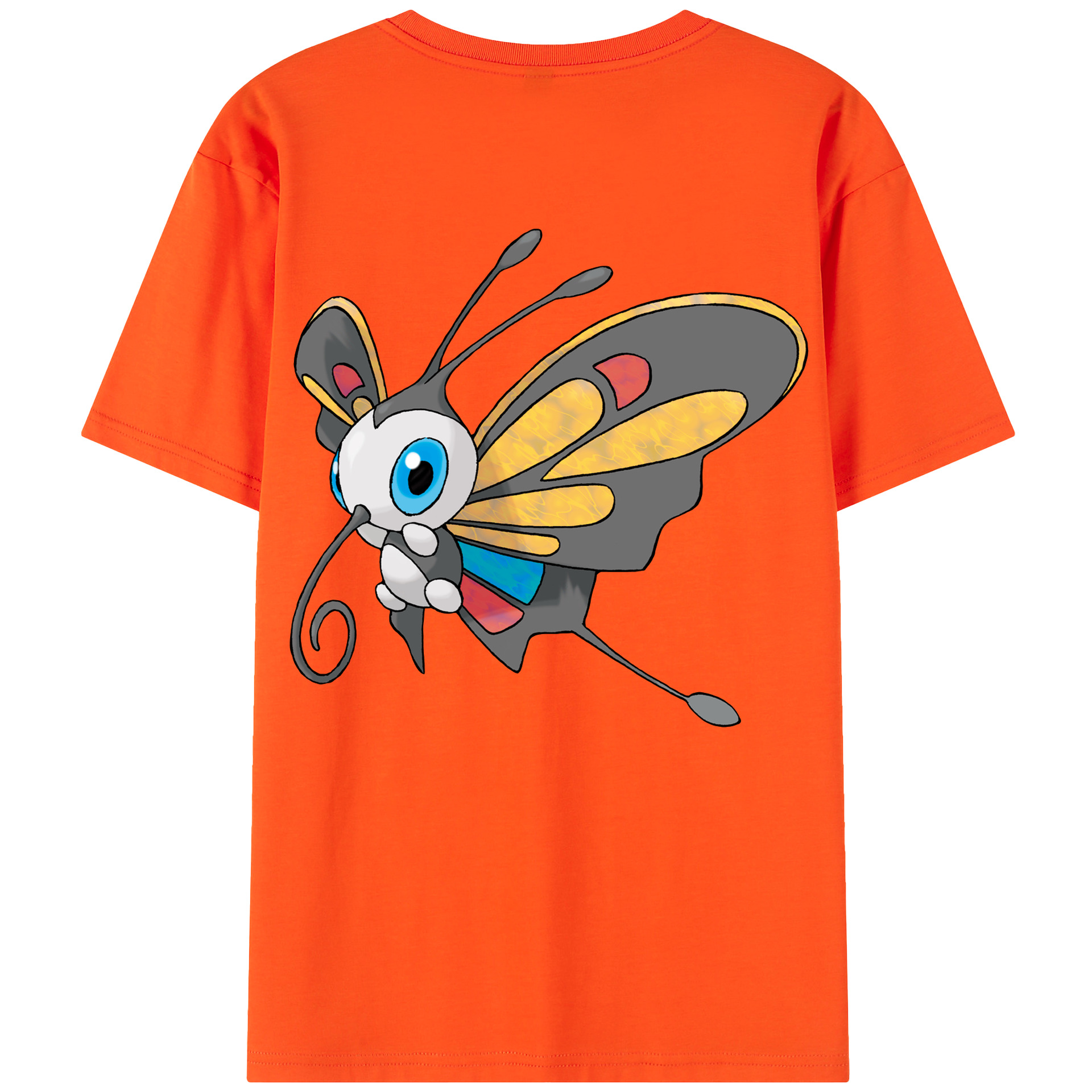 （画像用） ポケットモンスター Pokémon 綿100％半袖Tシャツ（背面プリント）