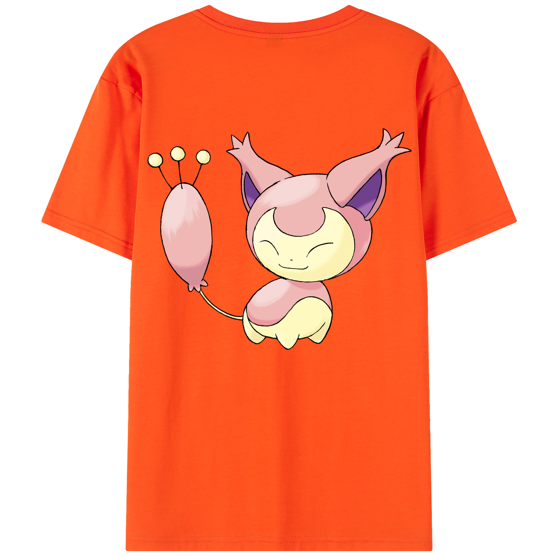 （画像用） ポケットモンスター Pokémon 綿100％半袖Tシャツ（背面プリント）