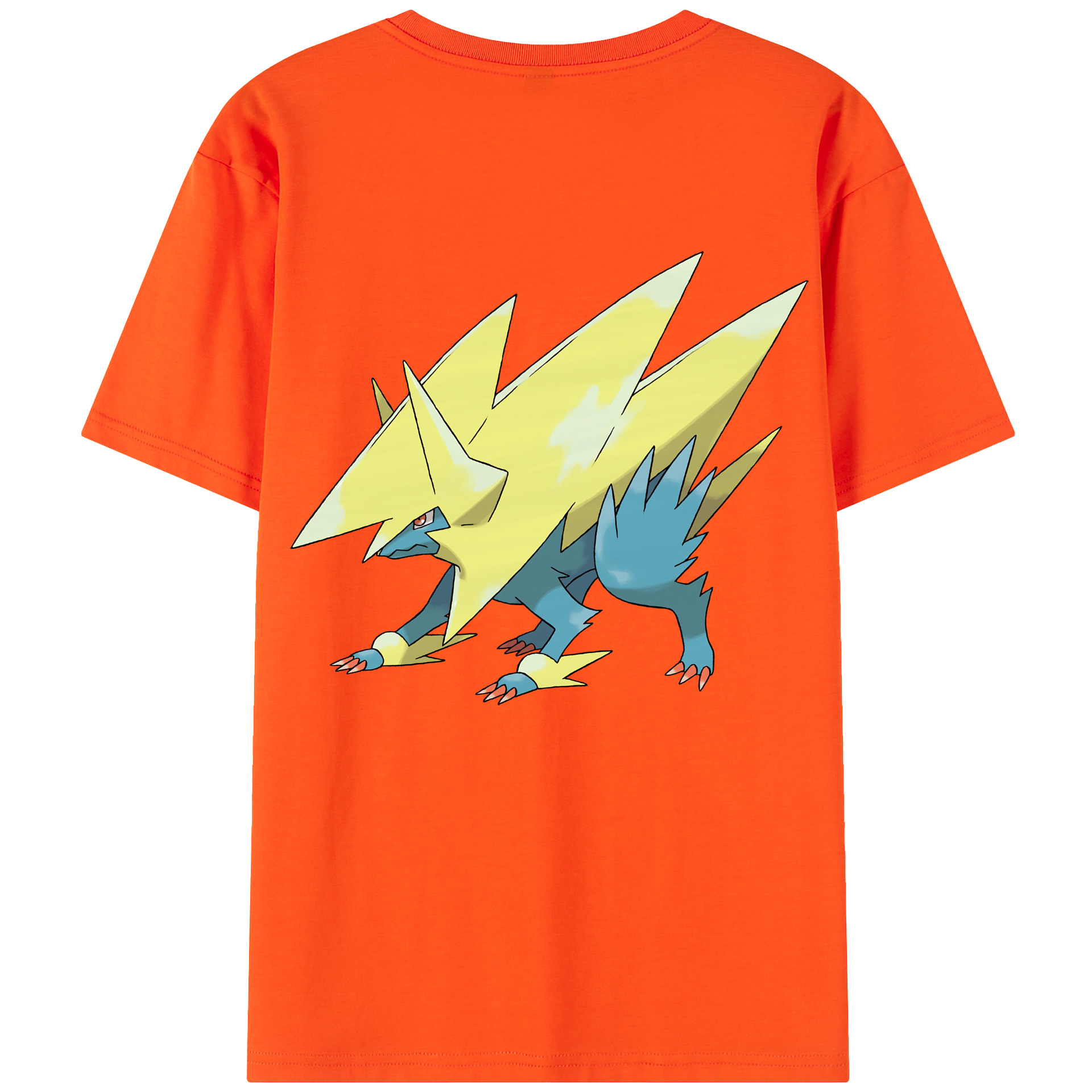 （画像用） ポケットモンスター Pokémon 綿100％半袖Tシャツ（背面プリント）