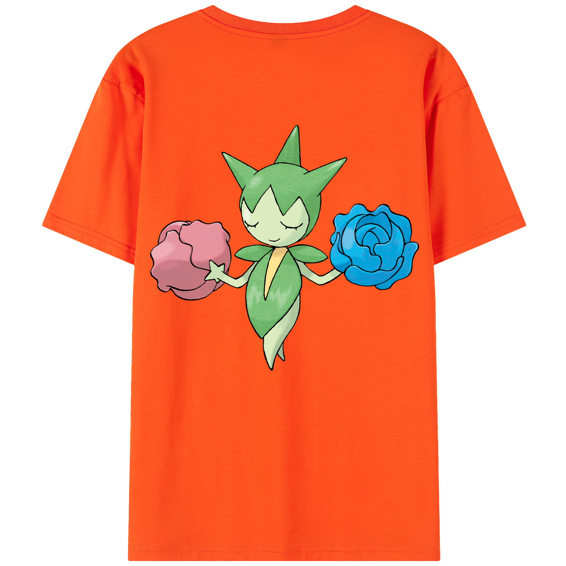 （画像用） ポケットモンスター Pokémon 綿100％半袖Tシャツ（背面プリント）