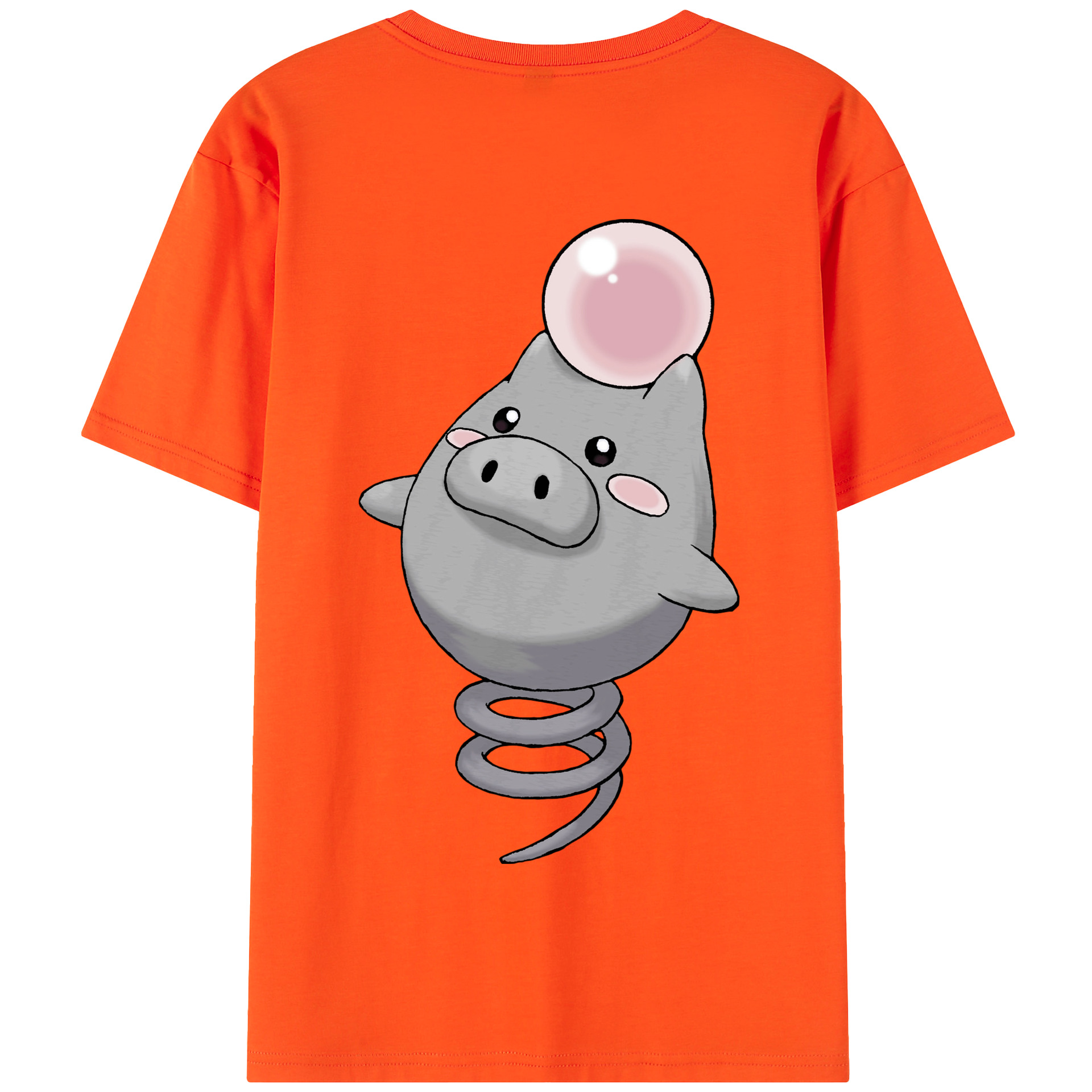 （画像用） ポケットモンスター Pokémon 綿100％半袖Tシャツ（背面プリント）