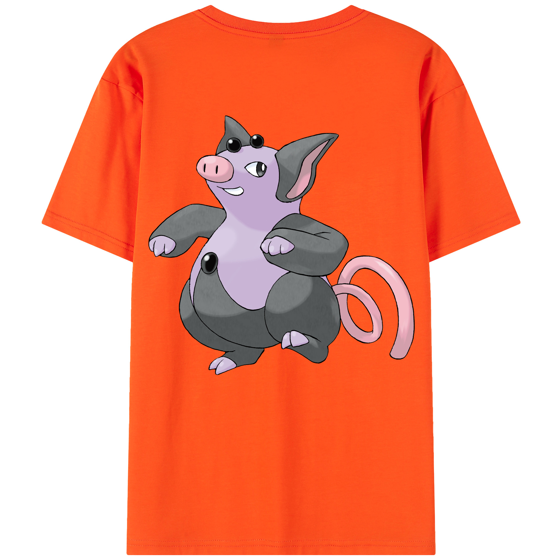 （画像用） ポケットモンスター Pokémon 綿100％半袖Tシャツ（背面プリント）