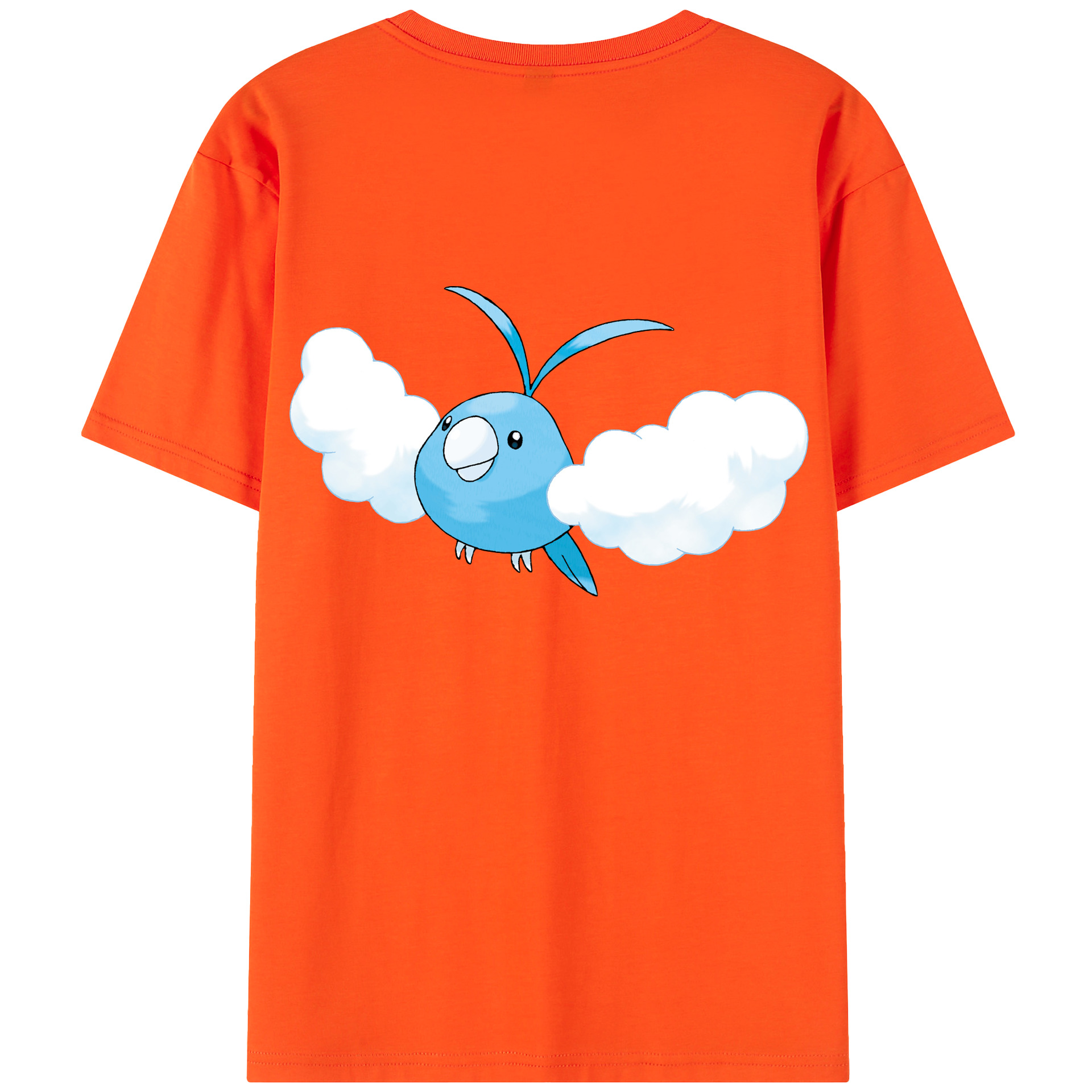 （画像用） ポケットモンスター Pokémon 綿100％半袖Tシャツ（背面プリント）