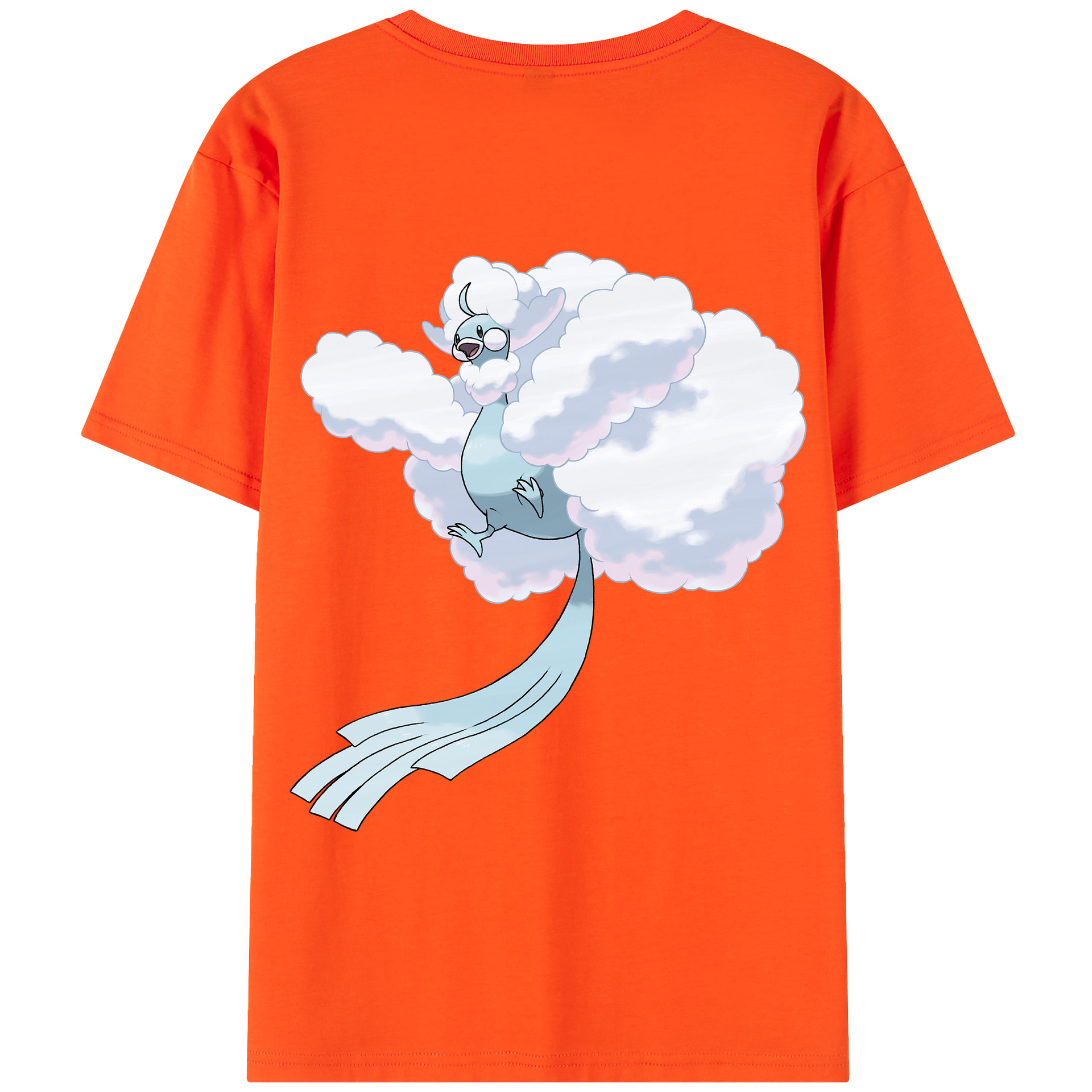 （画像用） ポケットモンスター Pokémon 綿100％半袖Tシャツ（背面プリント）