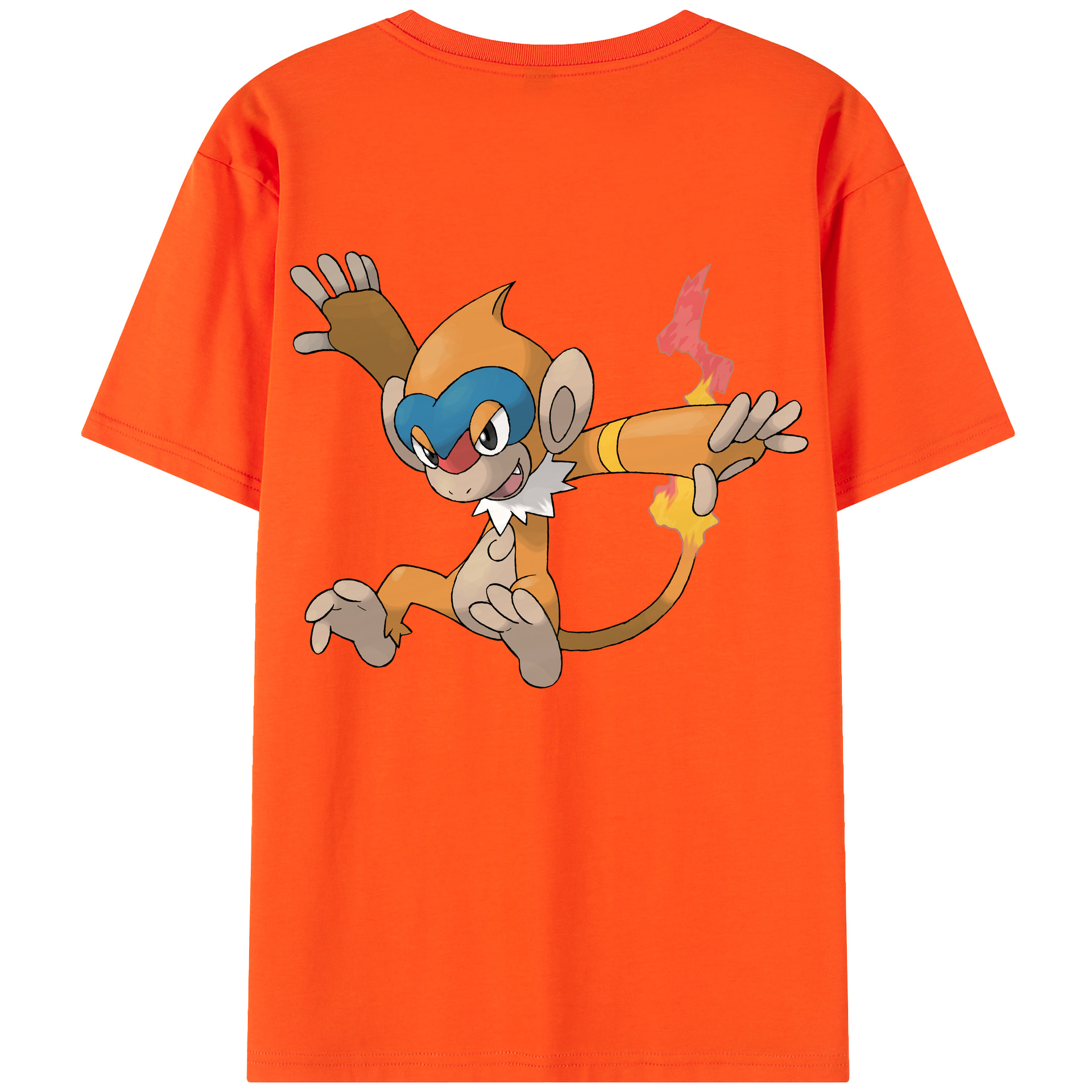 （画像用） ポケットモンスター Pokémon 綿100％半袖Tシャツ（背面プリント）
