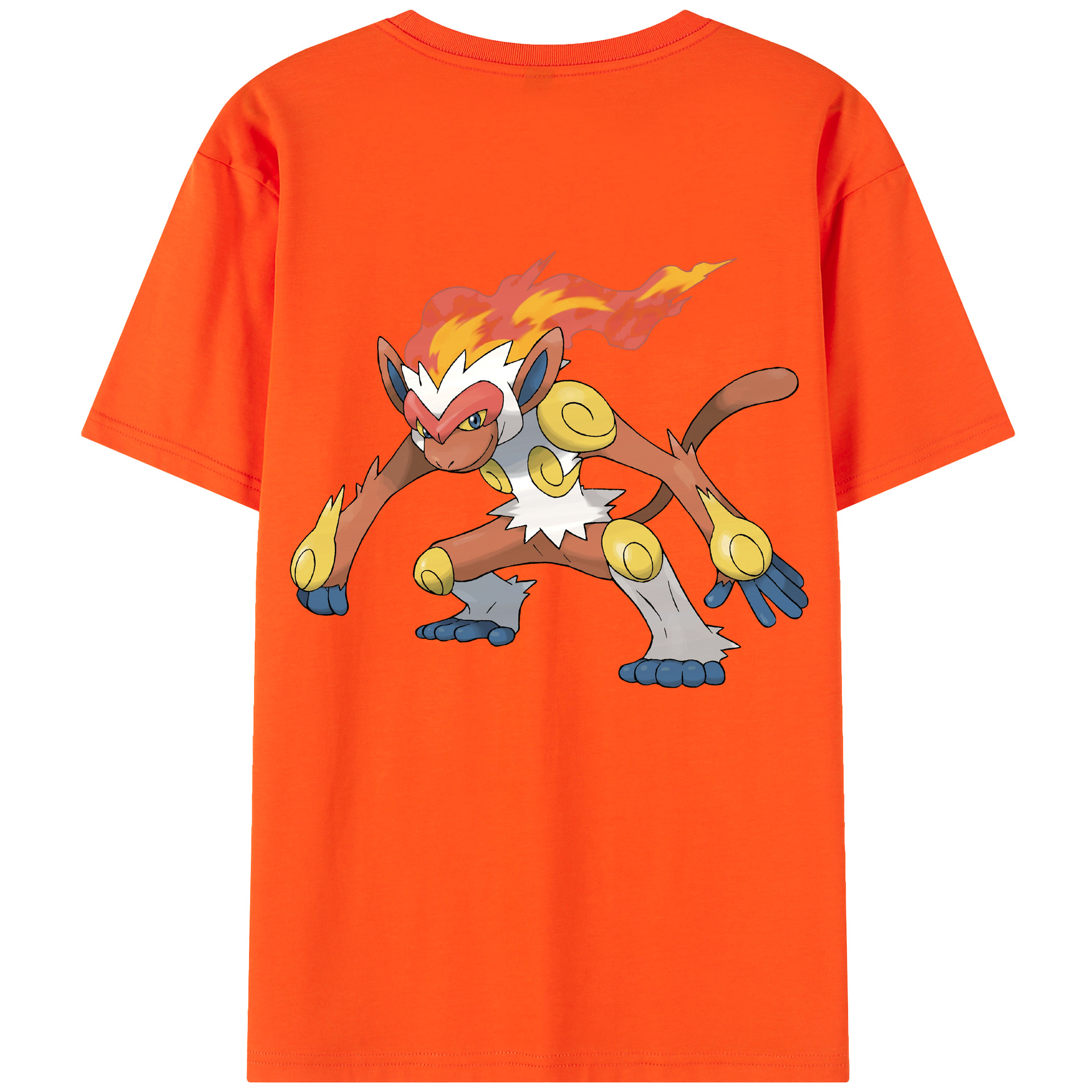 （画像用） ポケットモンスター Pokémon 綿100％半袖Tシャツ（背面プリント）