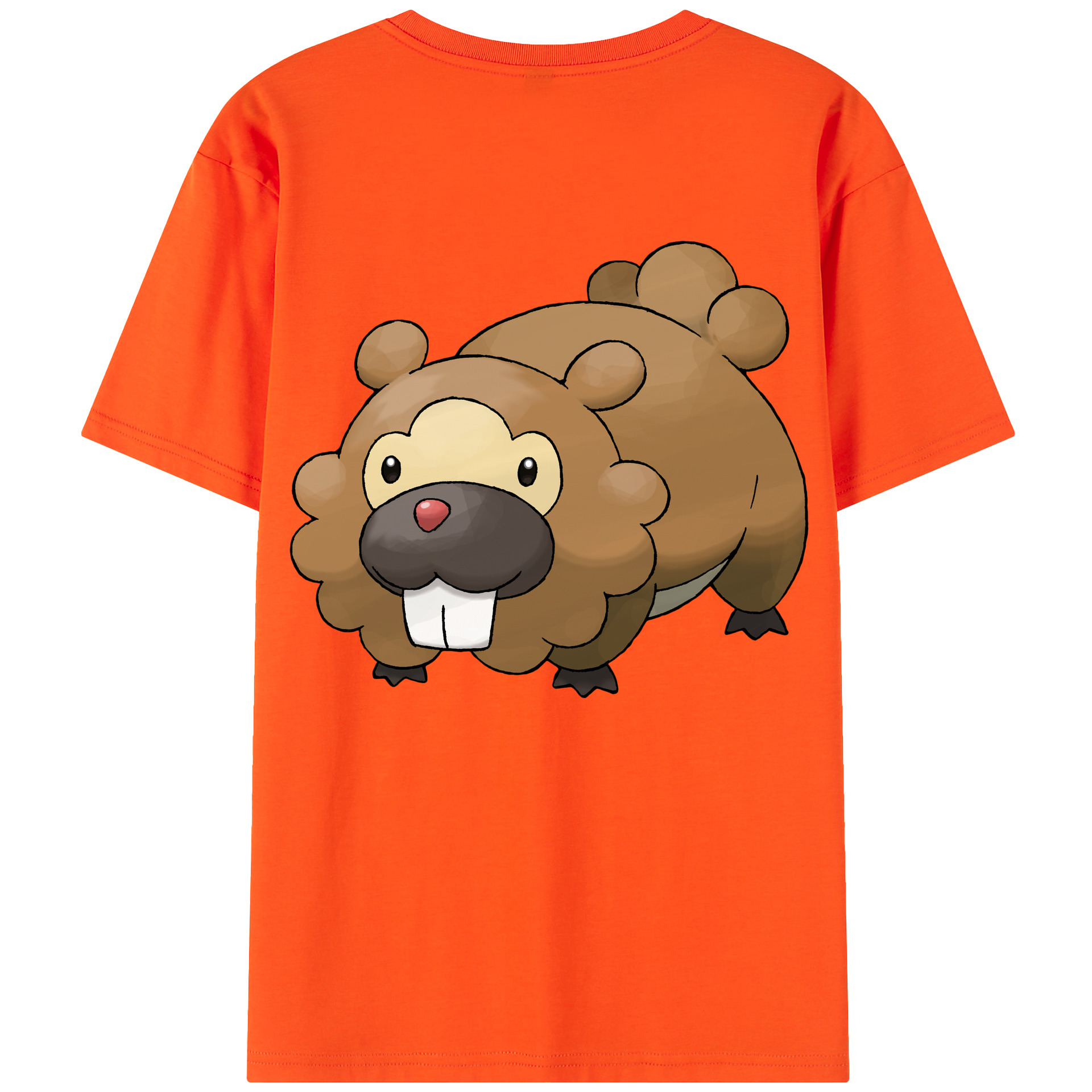（画像用） ポケットモンスター Pokémon 綿100％半袖Tシャツ（背面プリント）