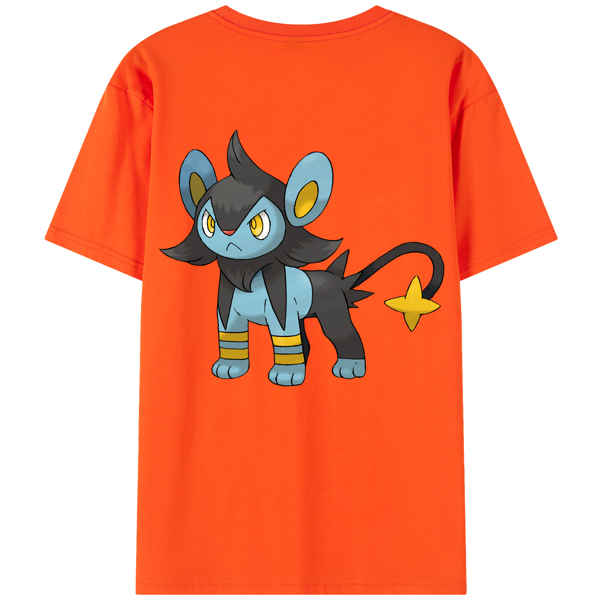 （画像用） ポケットモンスター Pokémon 綿100％半袖Tシャツ（背面プリント）