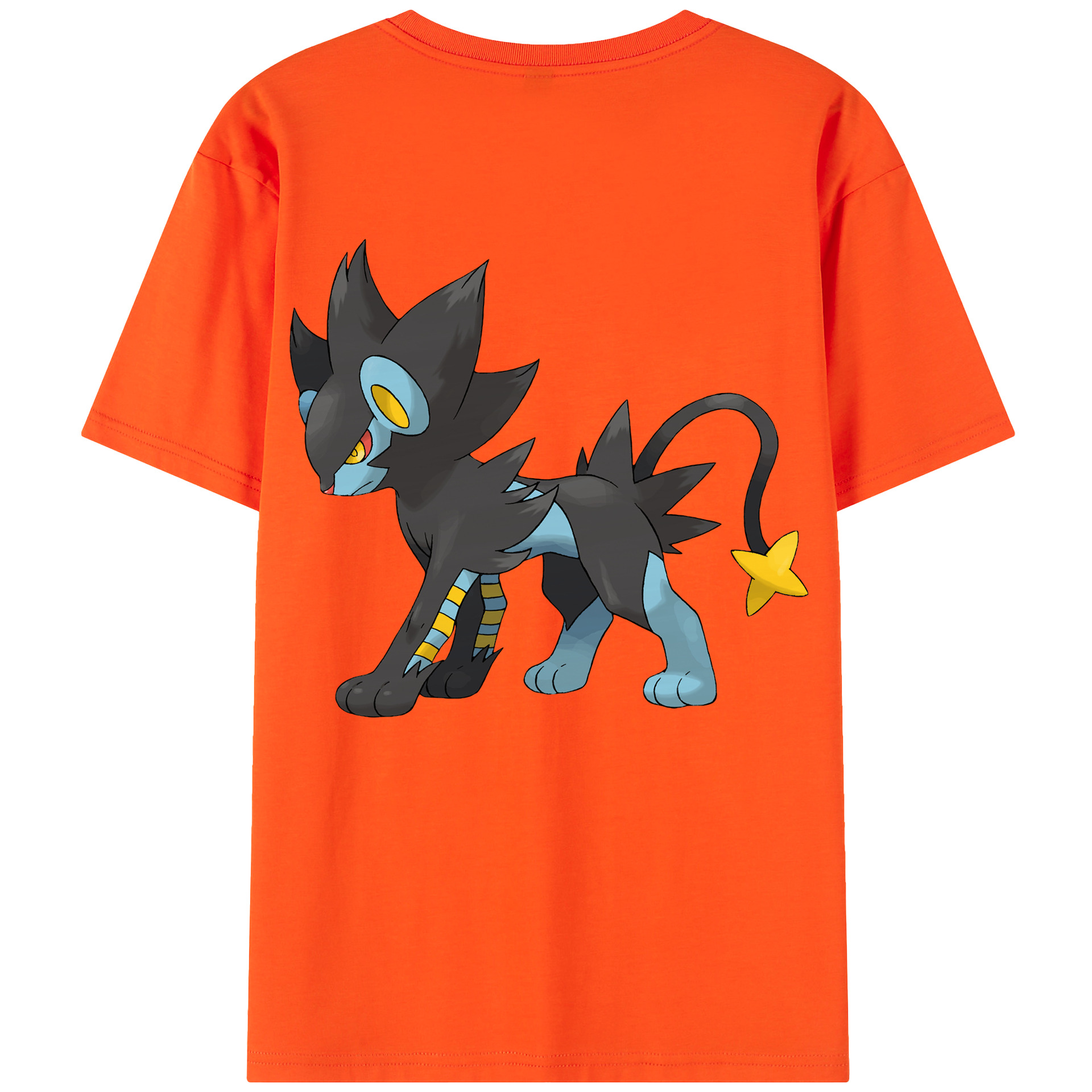 （画像用） ポケットモンスター Pokémon 綿100％半袖Tシャツ（背面プリント）