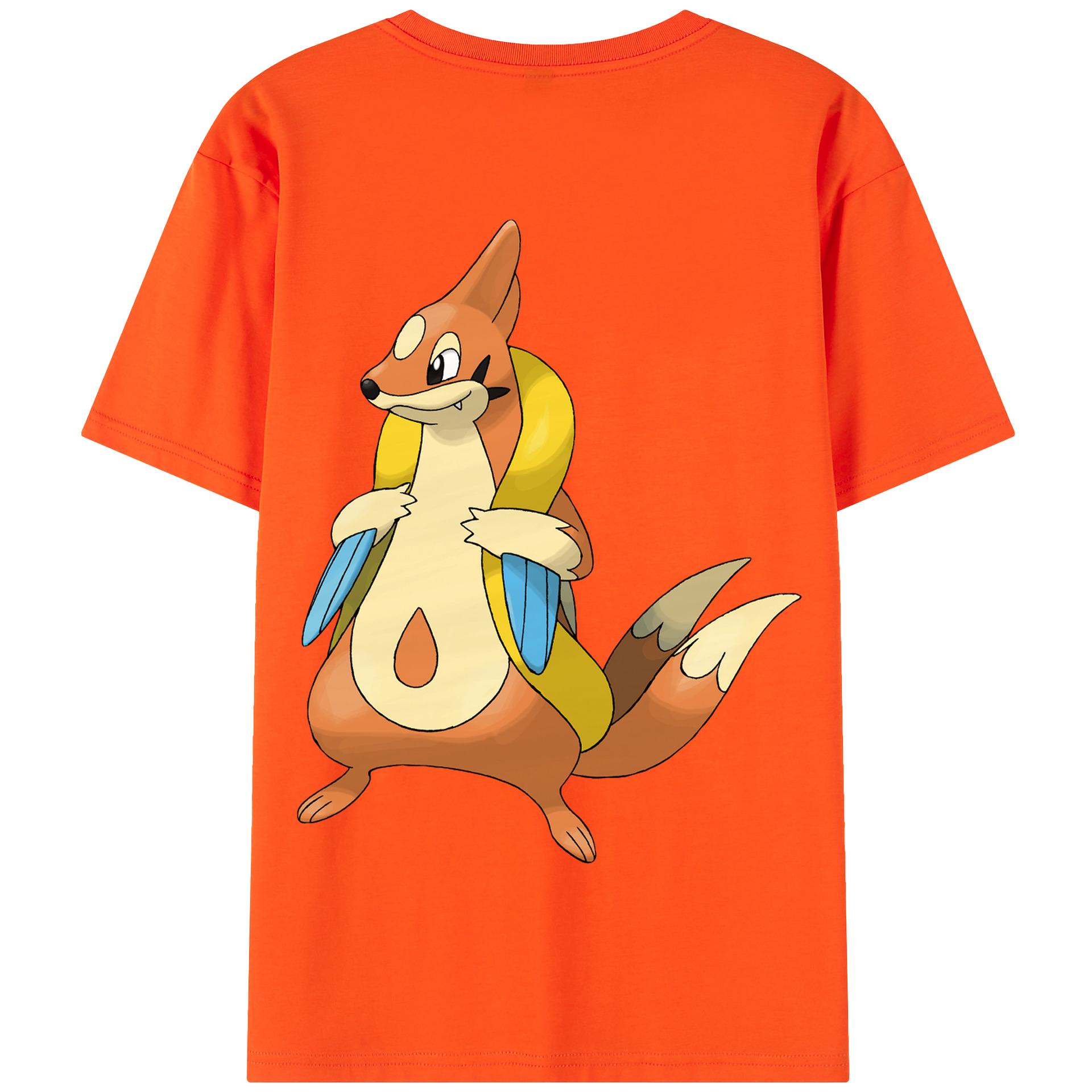 （画像用） ポケットモンスター Pokémon 綿100％半袖Tシャツ（背面プリント）