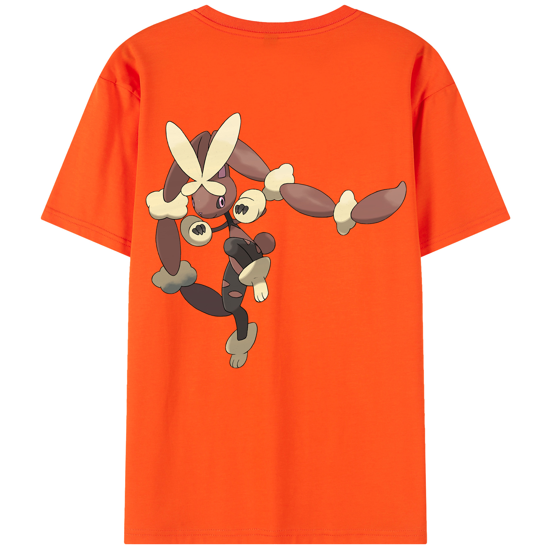 （画像用） ポケットモンスター Pokémon 綿100％半袖Tシャツ（背面プリント）