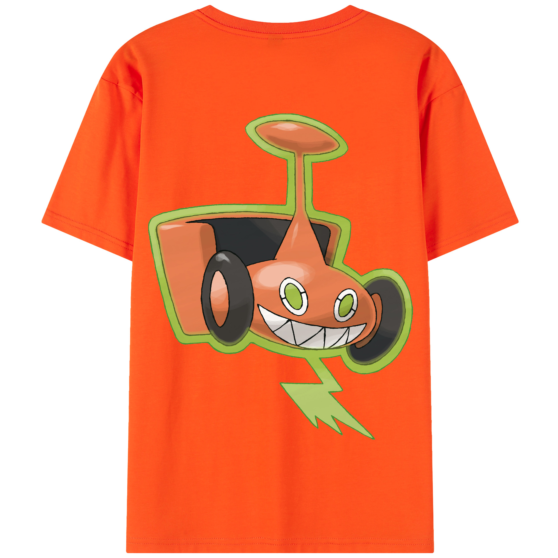 （画像用） ポケットモンスター Pokémon 綿100％半袖Tシャツ（背面プリント）