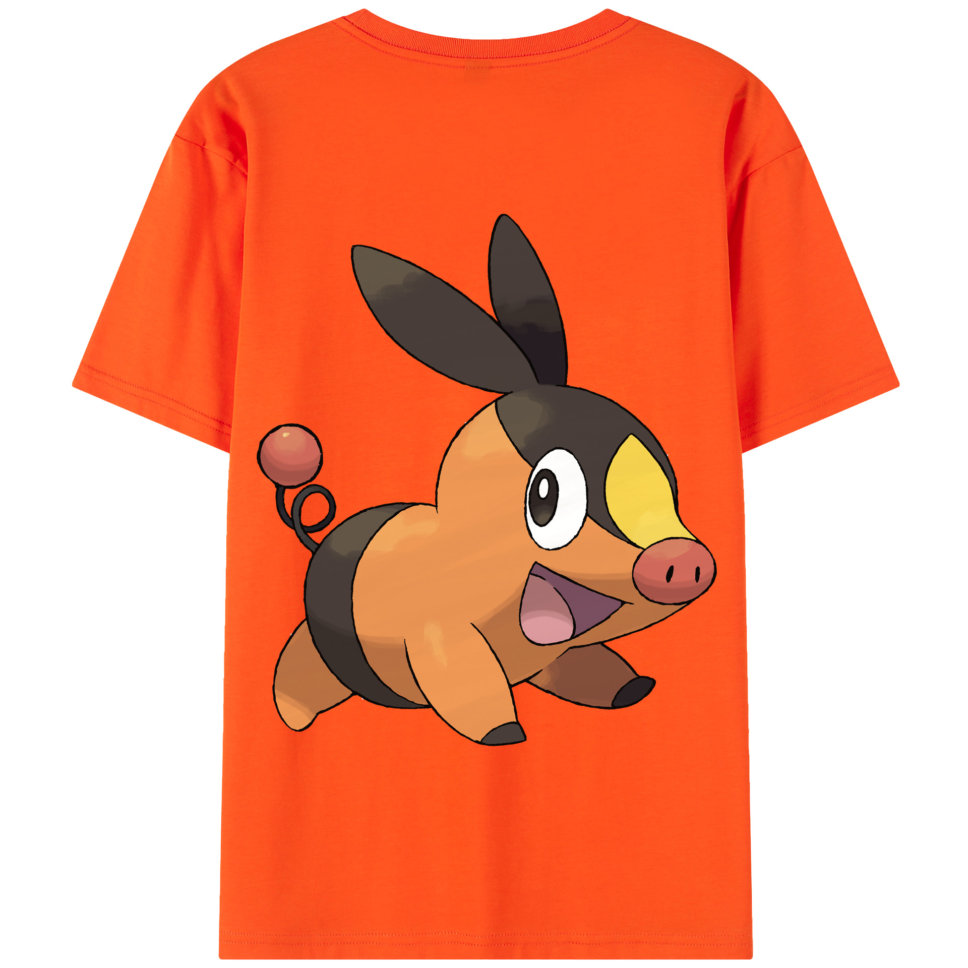 （画像用） ポケットモンスター Pokémon 綿100％半袖Tシャツ（背面プリント）