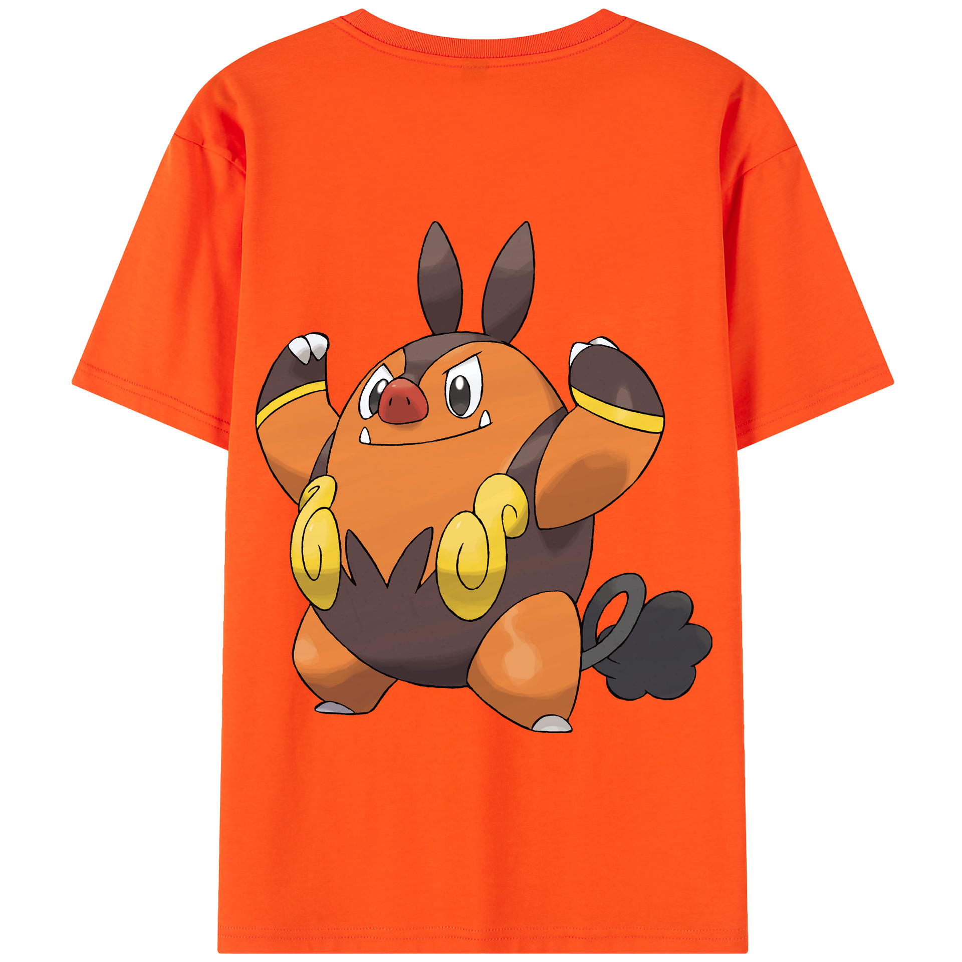 （画像用） ポケットモンスター Pokémon 綿100％半袖Tシャツ（背面プリント）