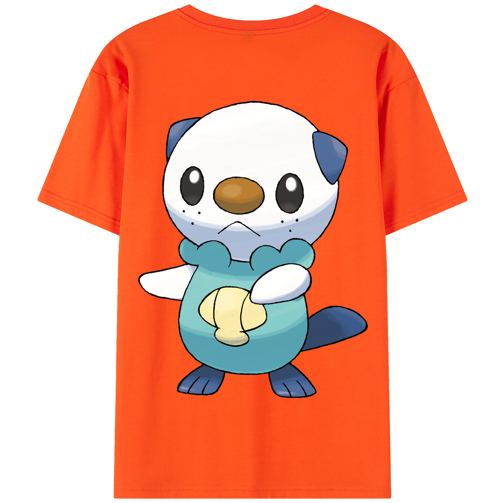 （画像用） ポケットモンスター Pokémon 綿100％半袖Tシャツ（背面プリント）