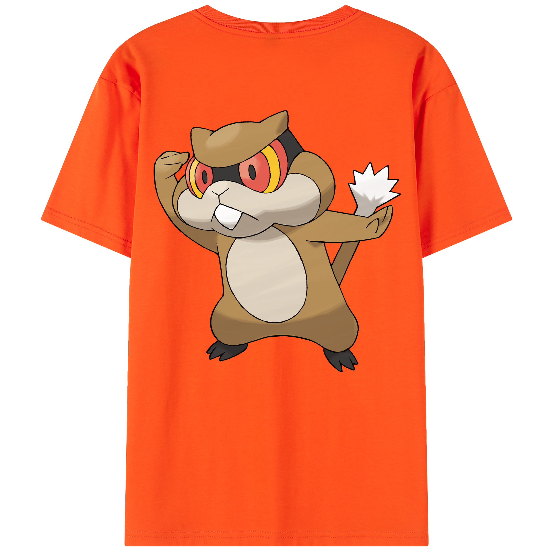 （画像用） ポケットモンスター Pokémon 綿100％半袖Tシャツ（背面プリント）