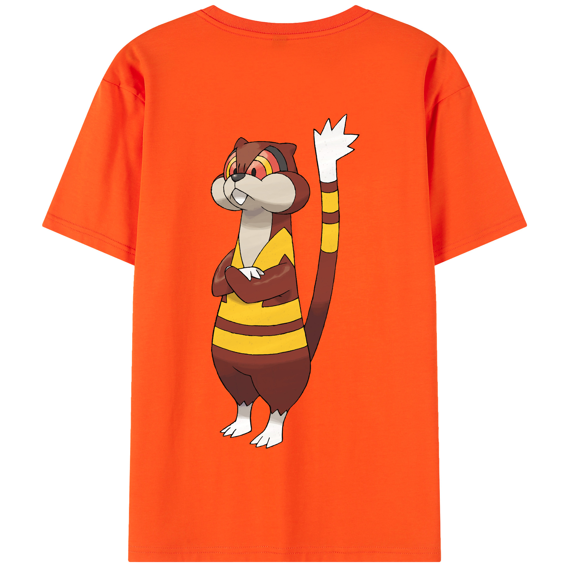 （画像用） ポケットモンスター Pokémon 綿100％半袖Tシャツ（背面プリント）