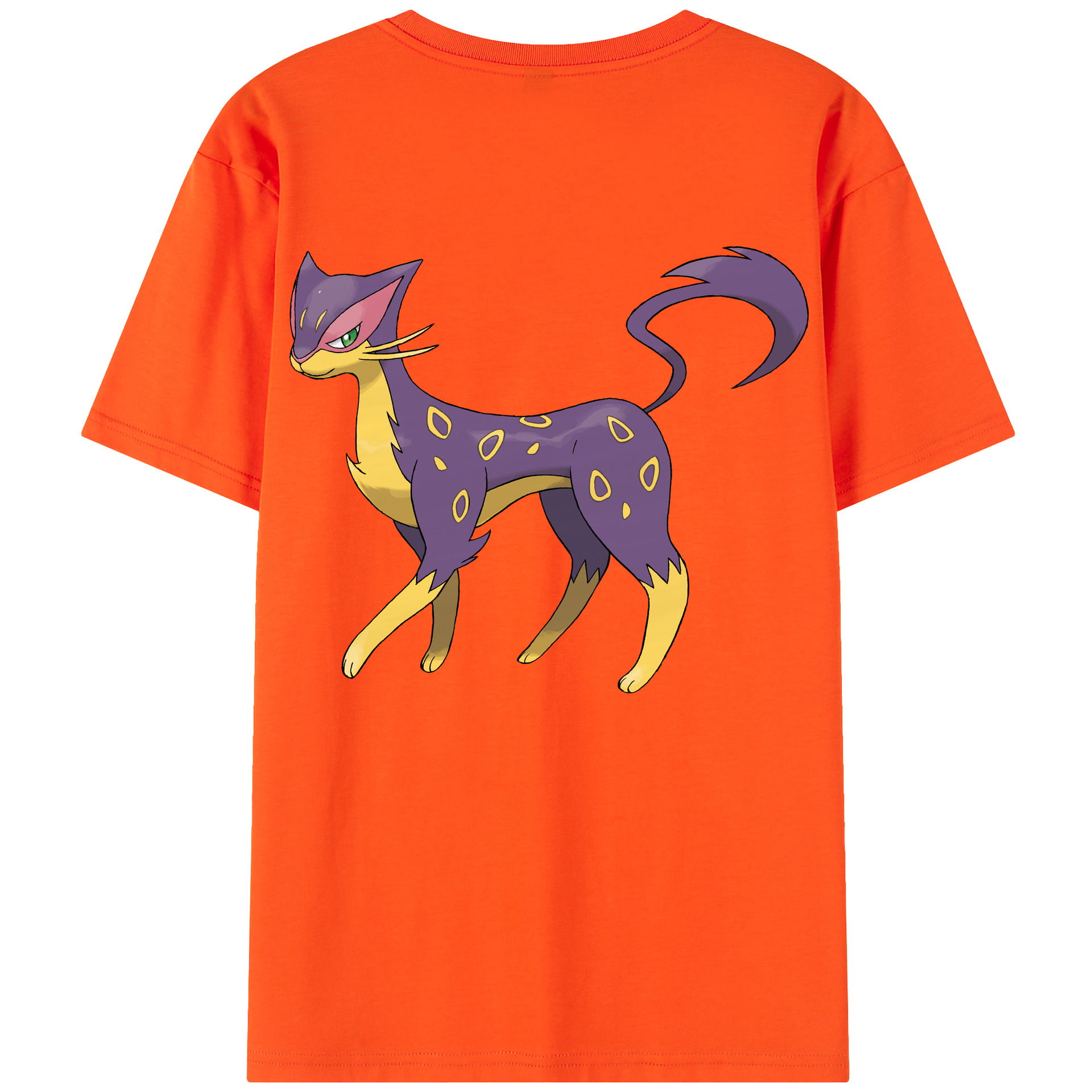 （画像用） ポケットモンスター Pokémon 綿100％半袖Tシャツ（背面プリント）